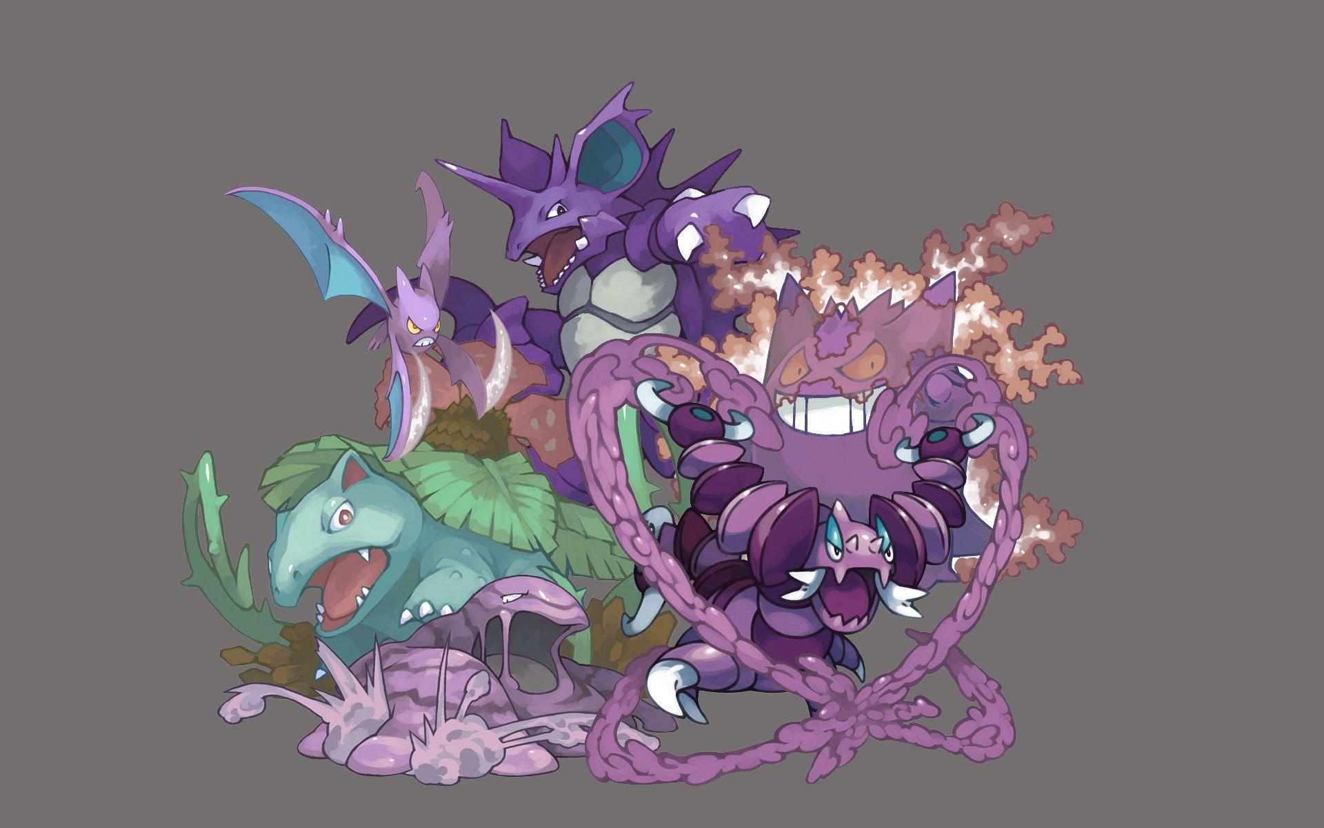 1920x1200 pokemon, Venusaur, Gengar, Nidoking, Crobat Wallpaper HD / Desktop and Mobile Background