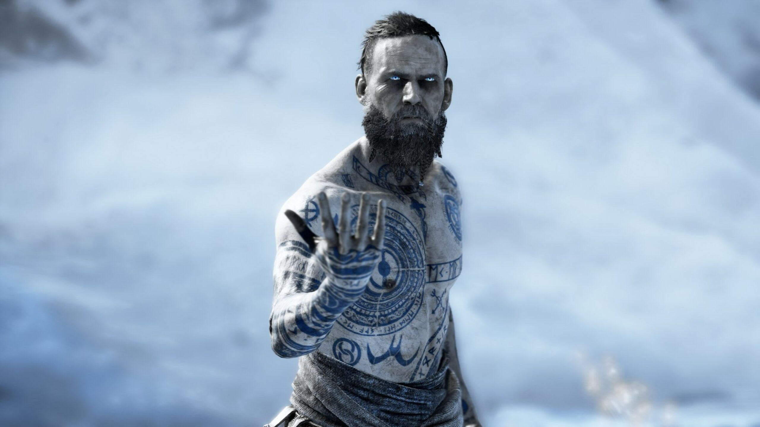 2560x1440 Loved Design Baldur from God of War 2018