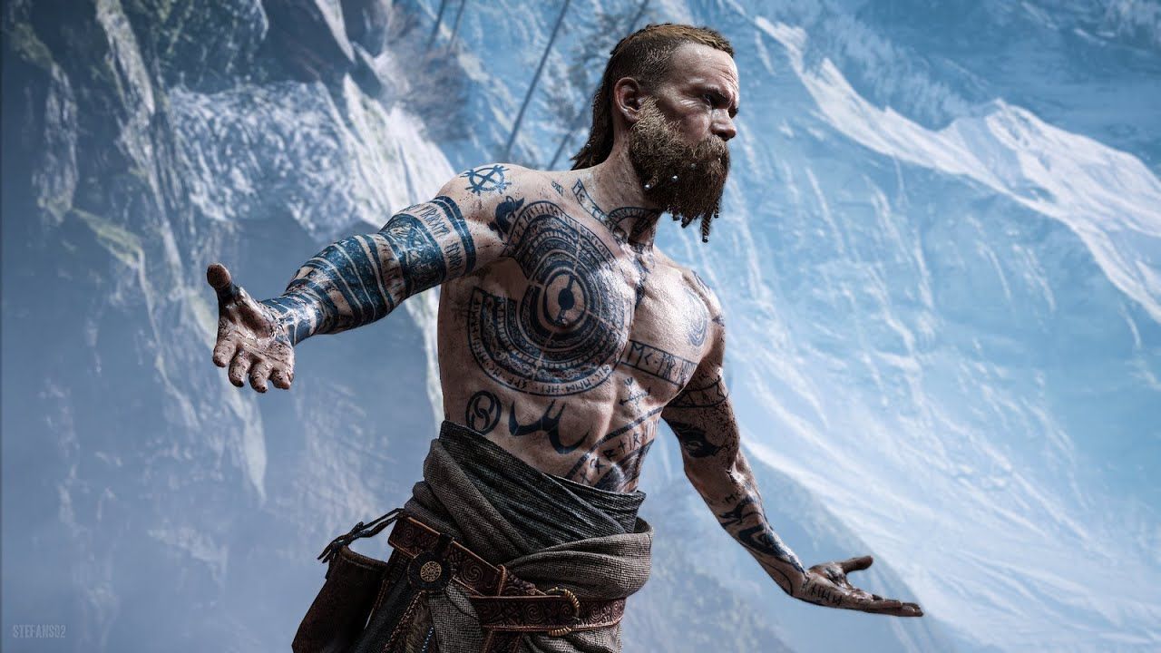 1280x720 [4K NORSE GOD BALDUR vs. DEMIGOD KRATOS. GOD OF WAR