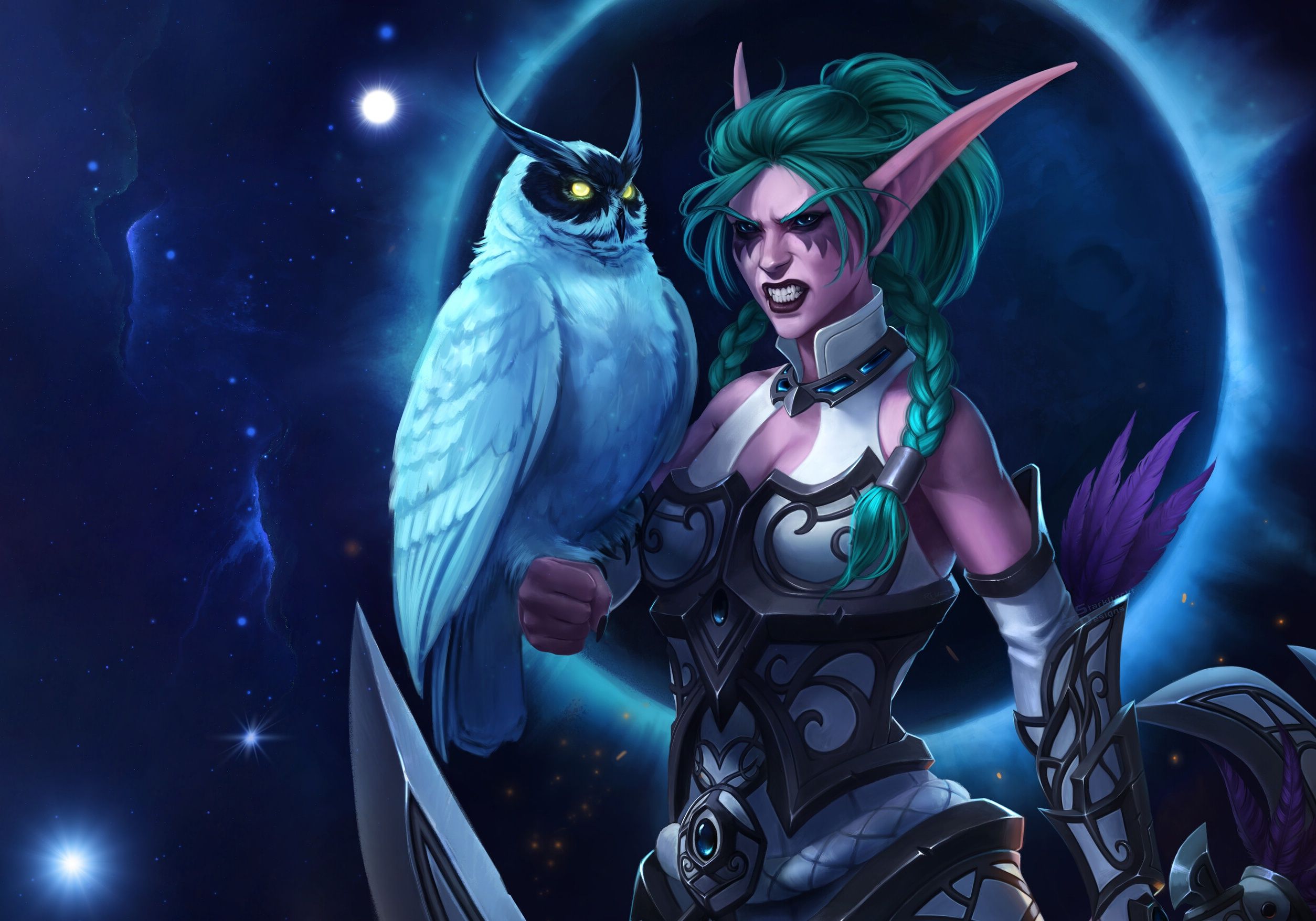 2508x1756 Tyrande Whisperwind Wallpaper and Background: Free HD Download