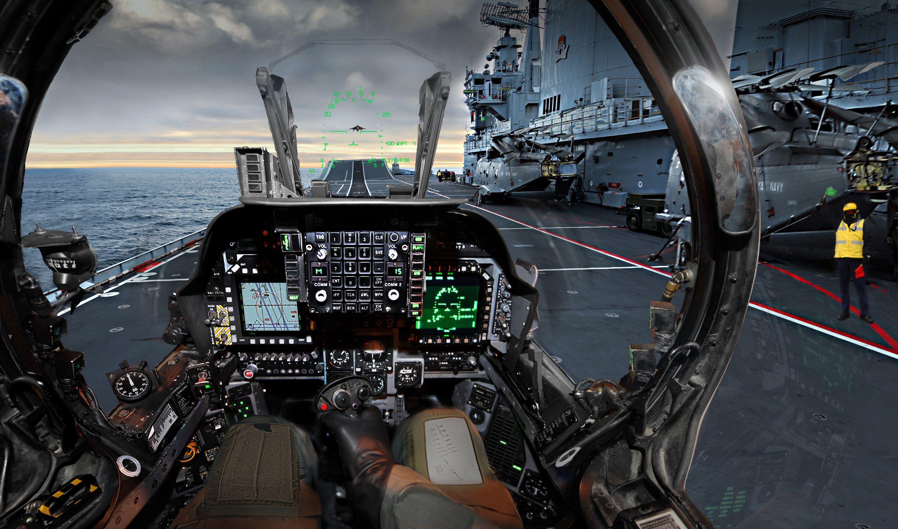 3600x2122 Harrier, Royal Navy, Cockpit, Helicopters HD Wallpaper / Desktop and Mobile Image & Photo