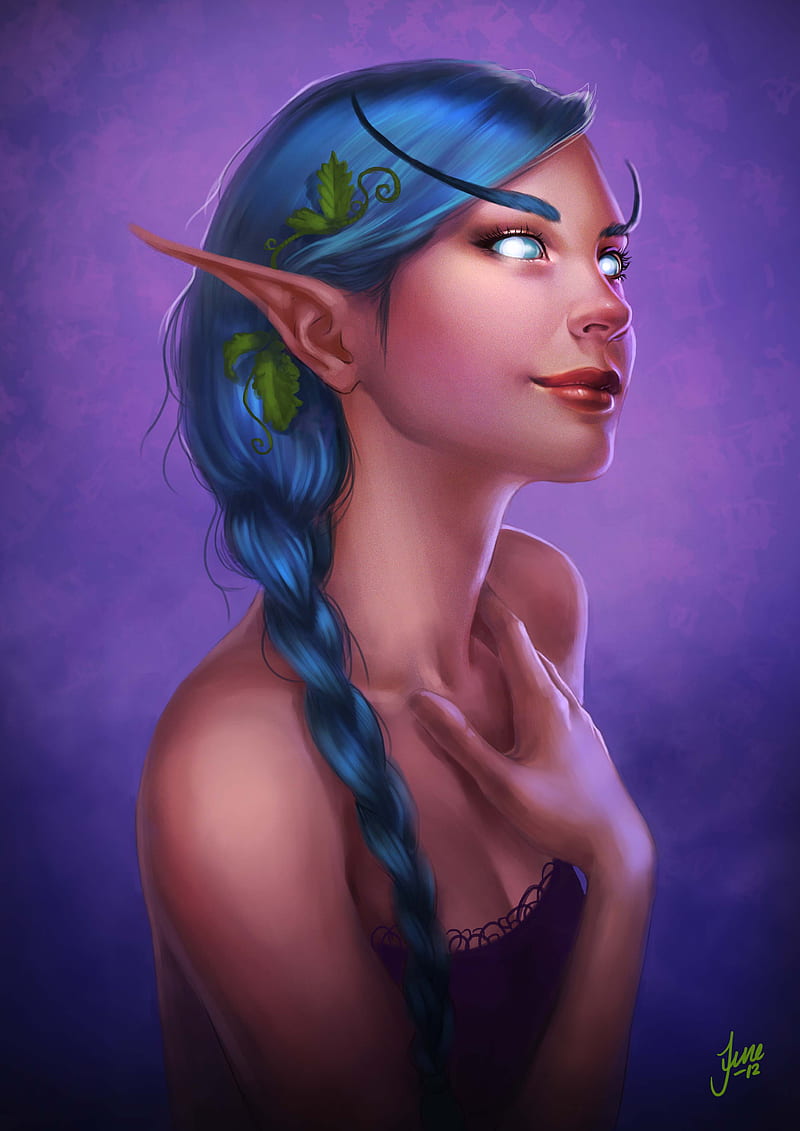 800x1131 Tyrande Whisperwind, elven, World of Warcraft, HD phone wallpaper