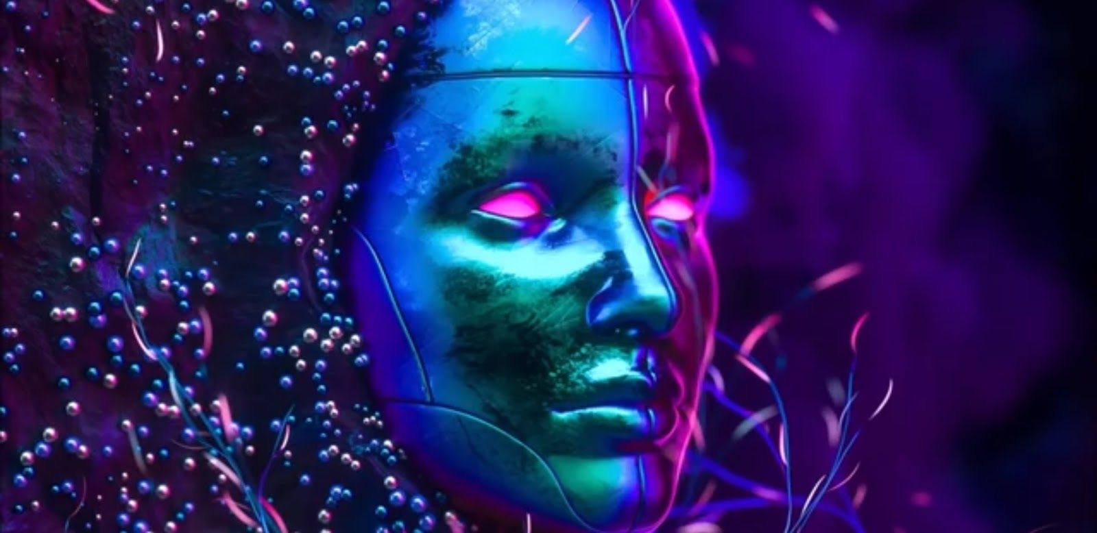 1600x778 Dark Techno Wallpaper