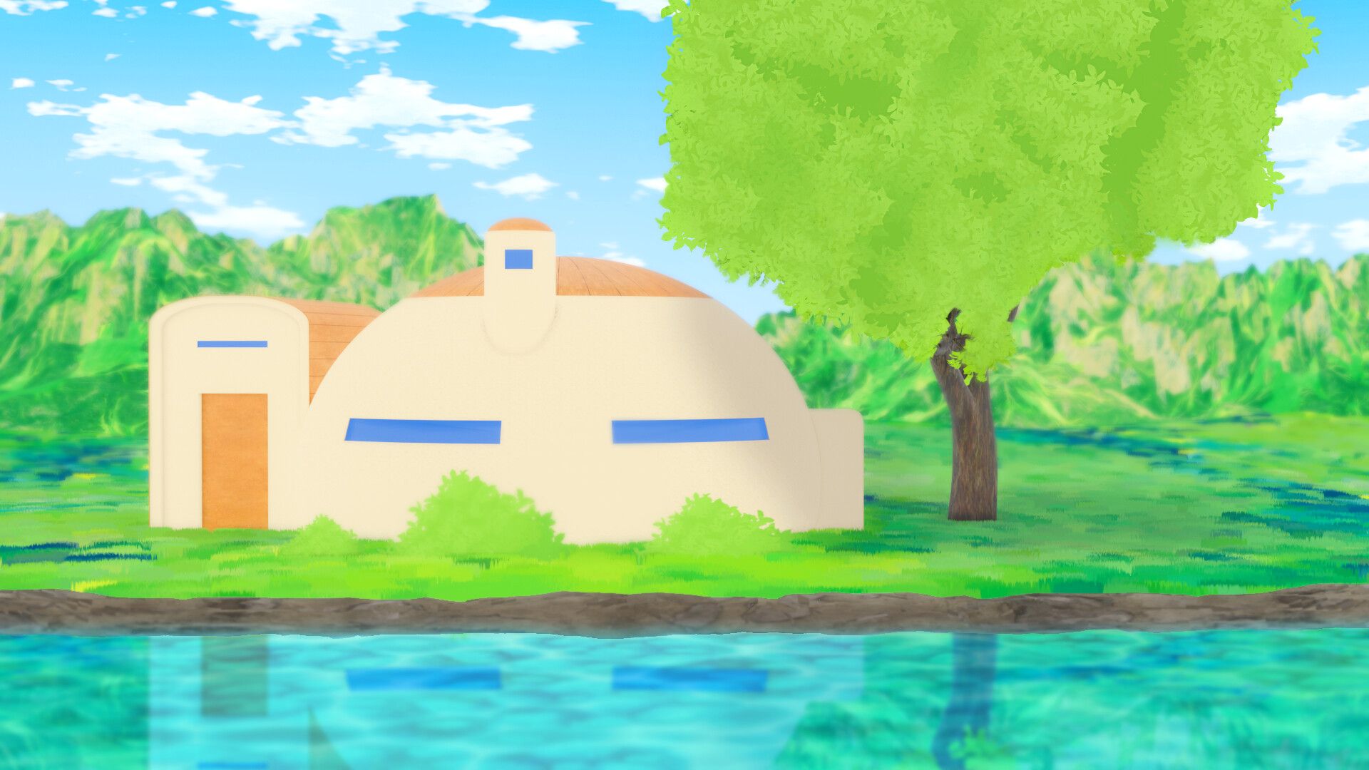 1920x1080 Goku's House