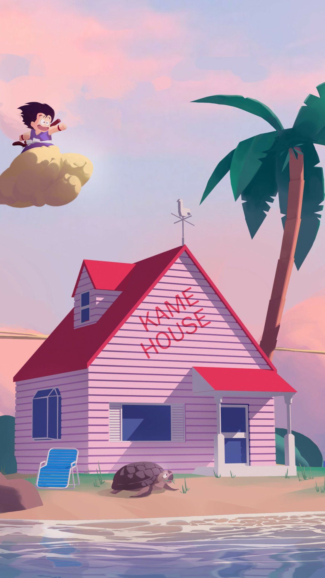 1080x1920 Kame House Sunset