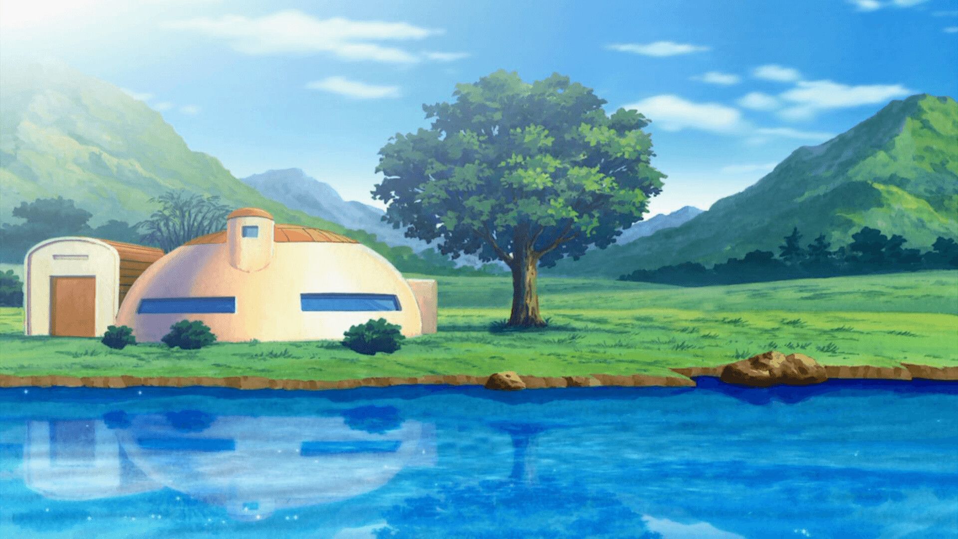 1920x1080 Goku House Wallpaper