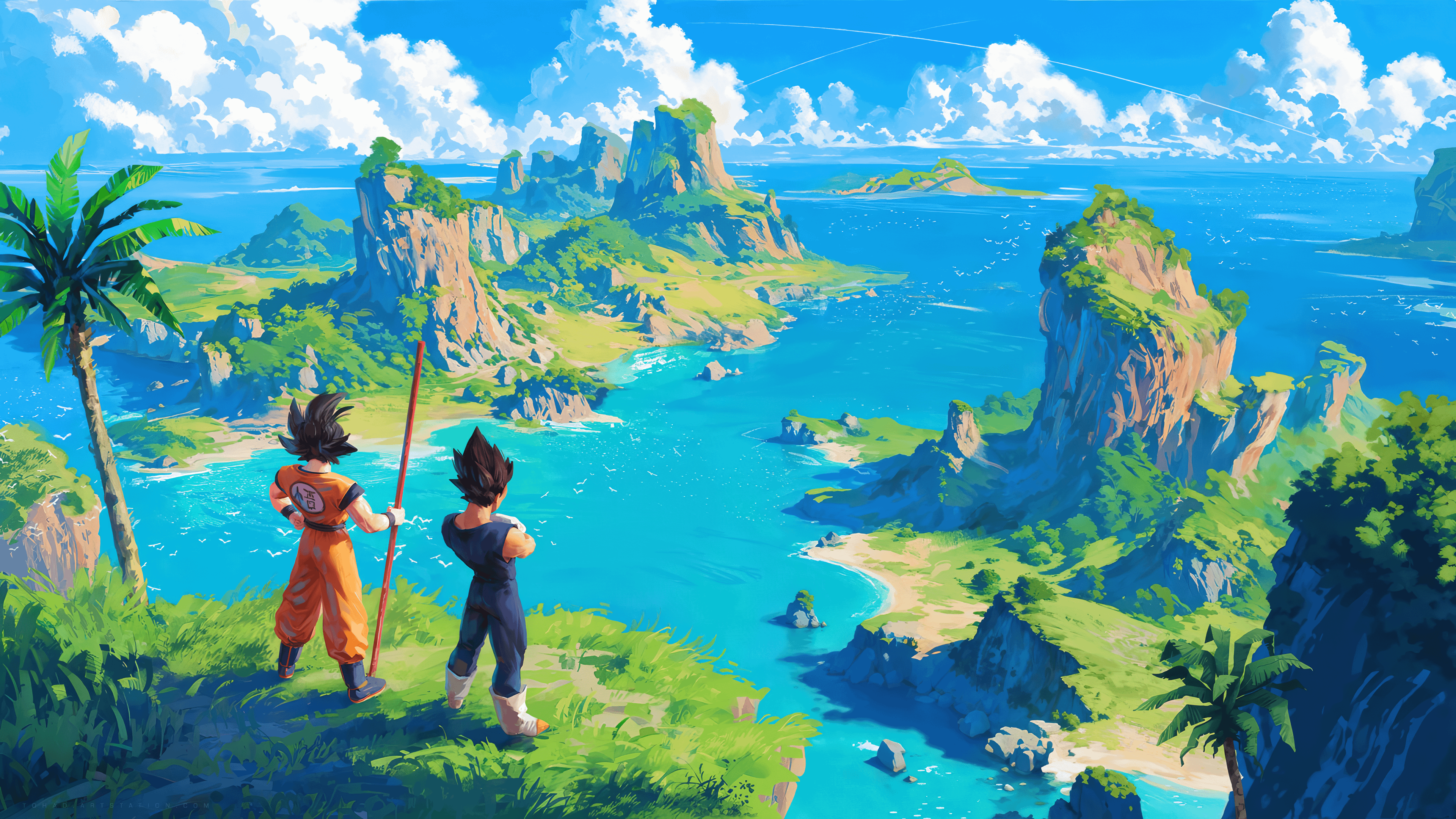 3840x2160 Dragon Ball : Our world by Sylvain Sarrailh [3840x2160]