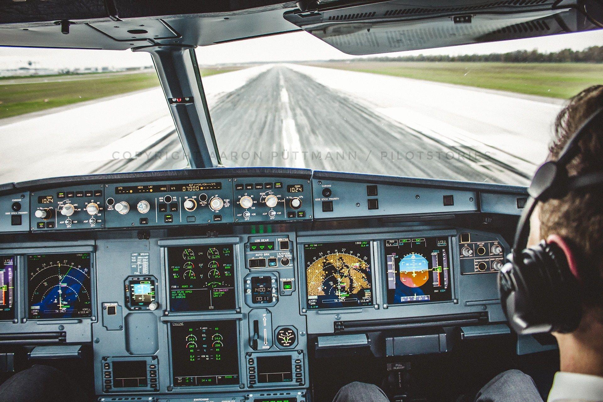 1920x1280 Airbus A320 Cockpit to CGN