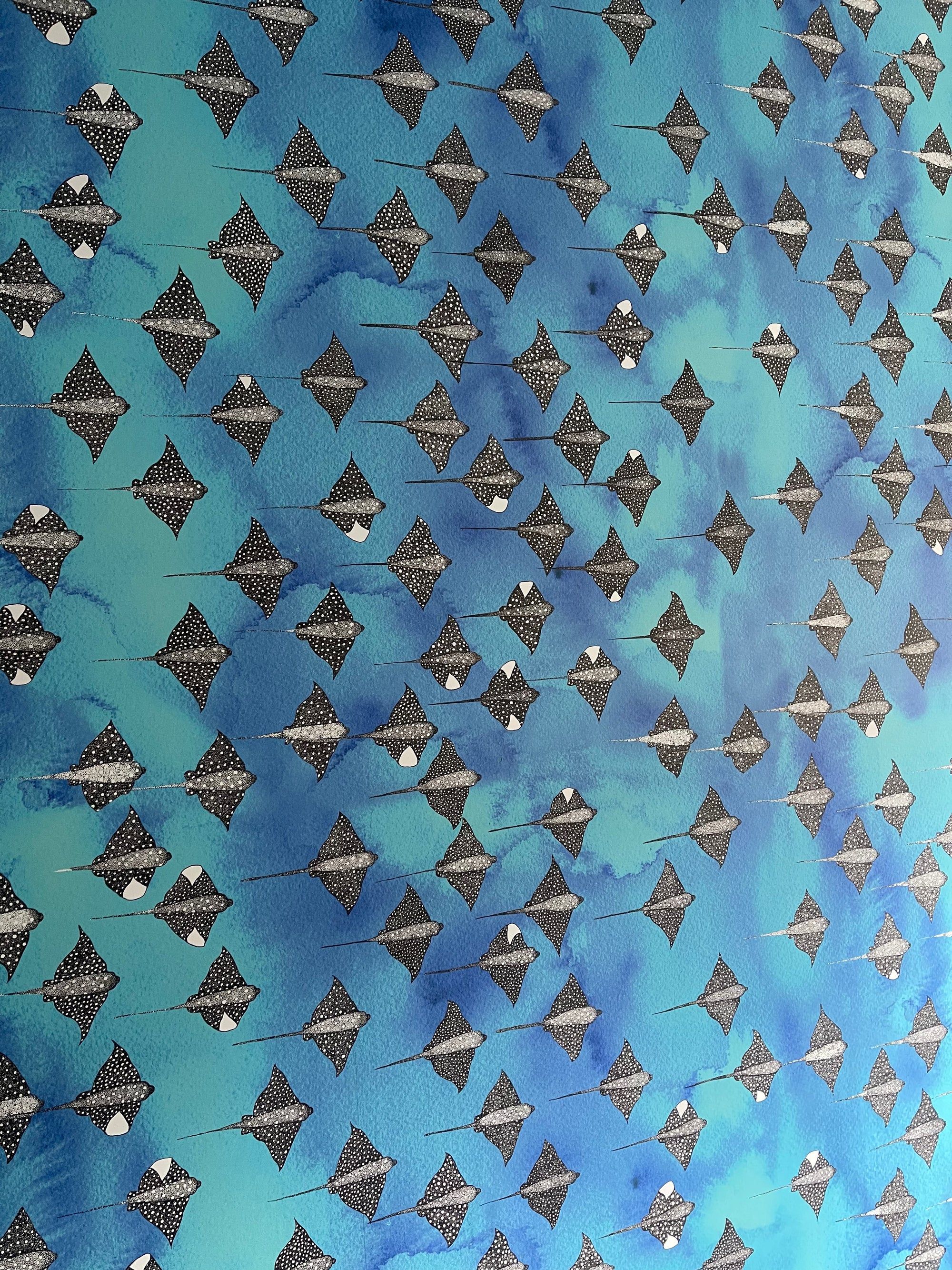 2000x2667 Spotted Eagle Ray Stingray Removable Wallpaper