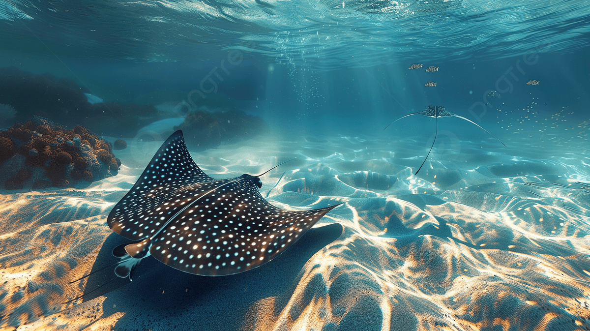 1200x673 Spotted Eagle Ray Background Image, HD Picture and Wallpaper For Free Download