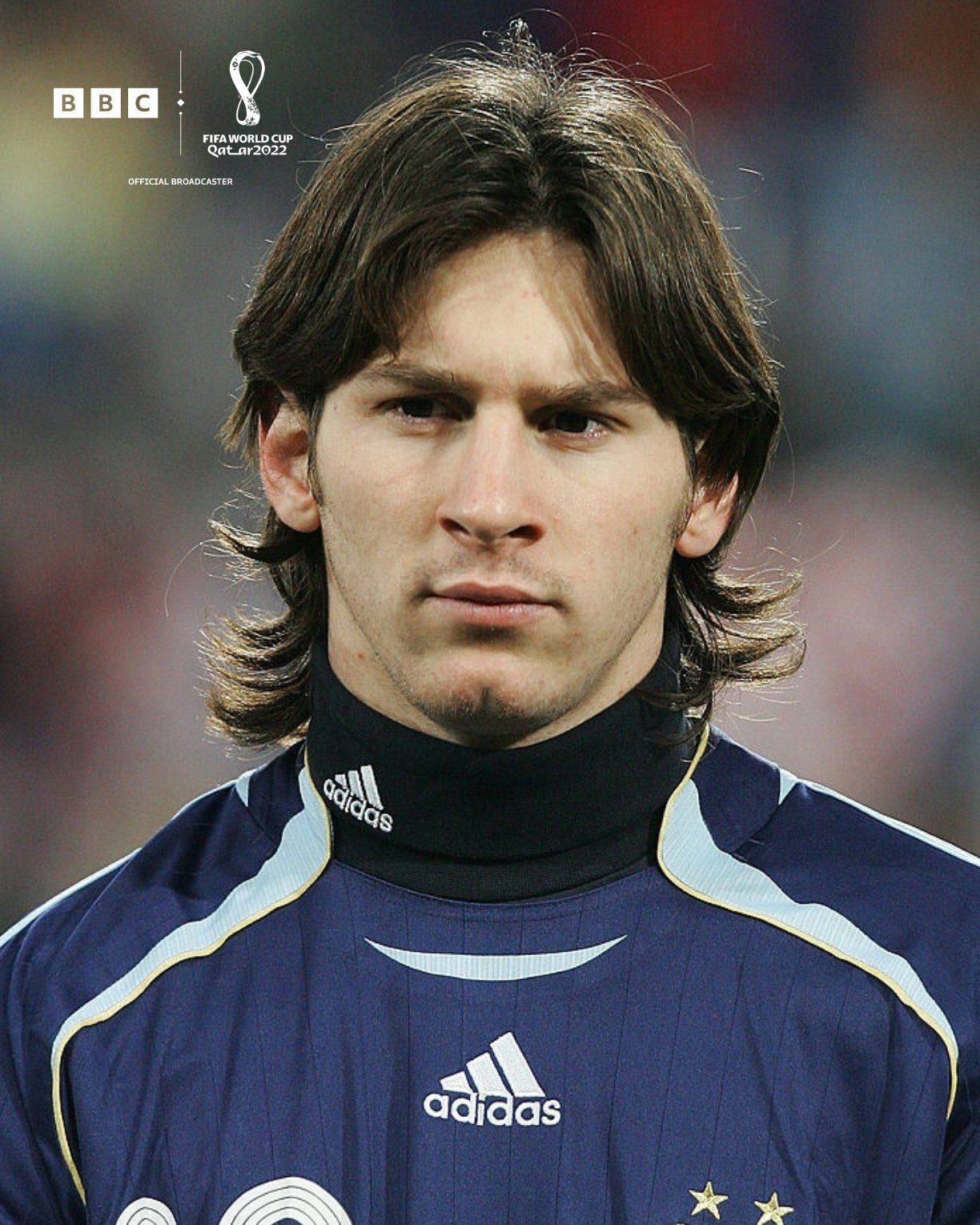 1224x1530 Long Hair Messi Wallpaper