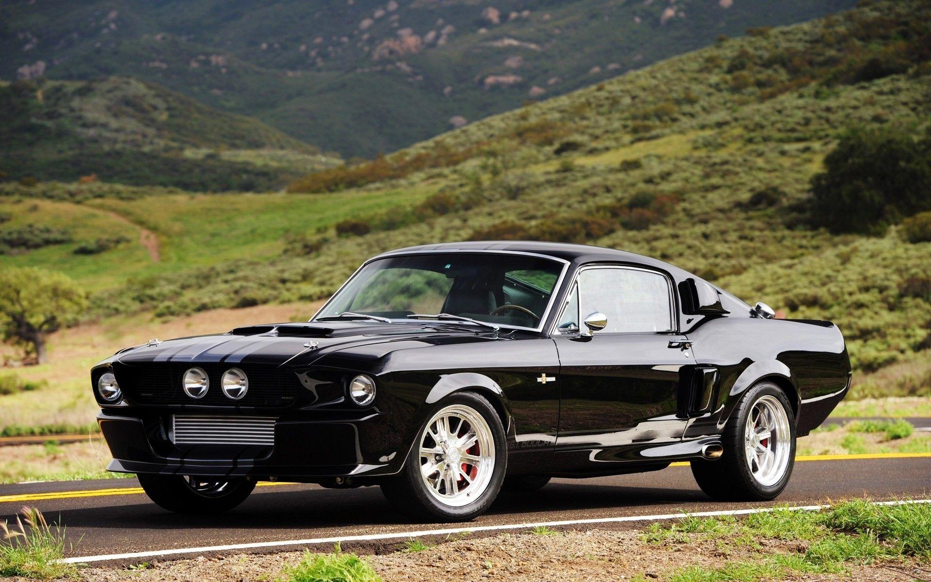 1920x1200 Vehicles cars ford mustang roads muscle hot rod tuning black wallpaperx1200