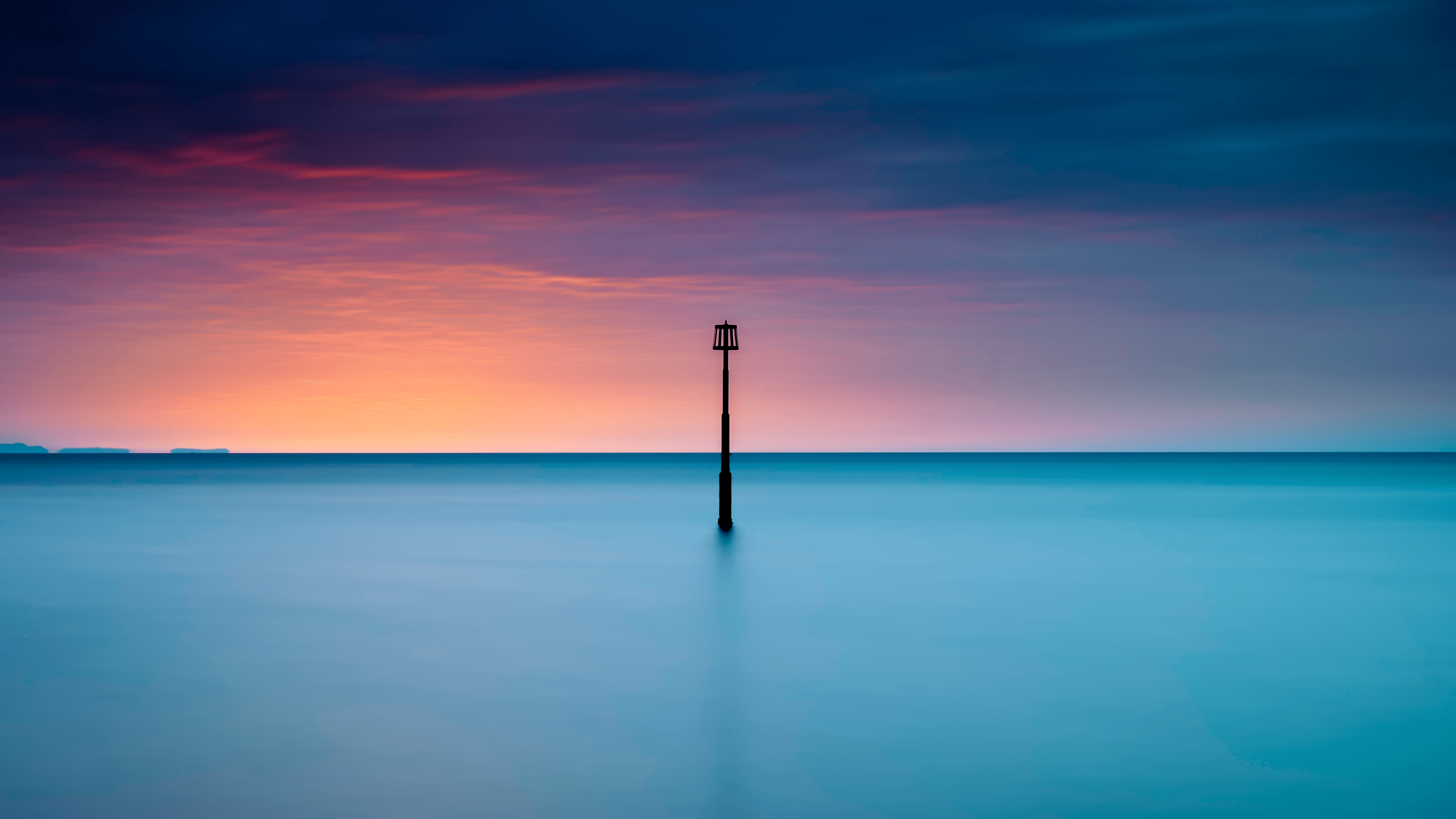6000x3375 Wallpaper Sunrise, Coast, Long exposure, 4K, 5K, Photography / Most Popular,. Wallpaper for iPhone, Android, Mobile and Desktop