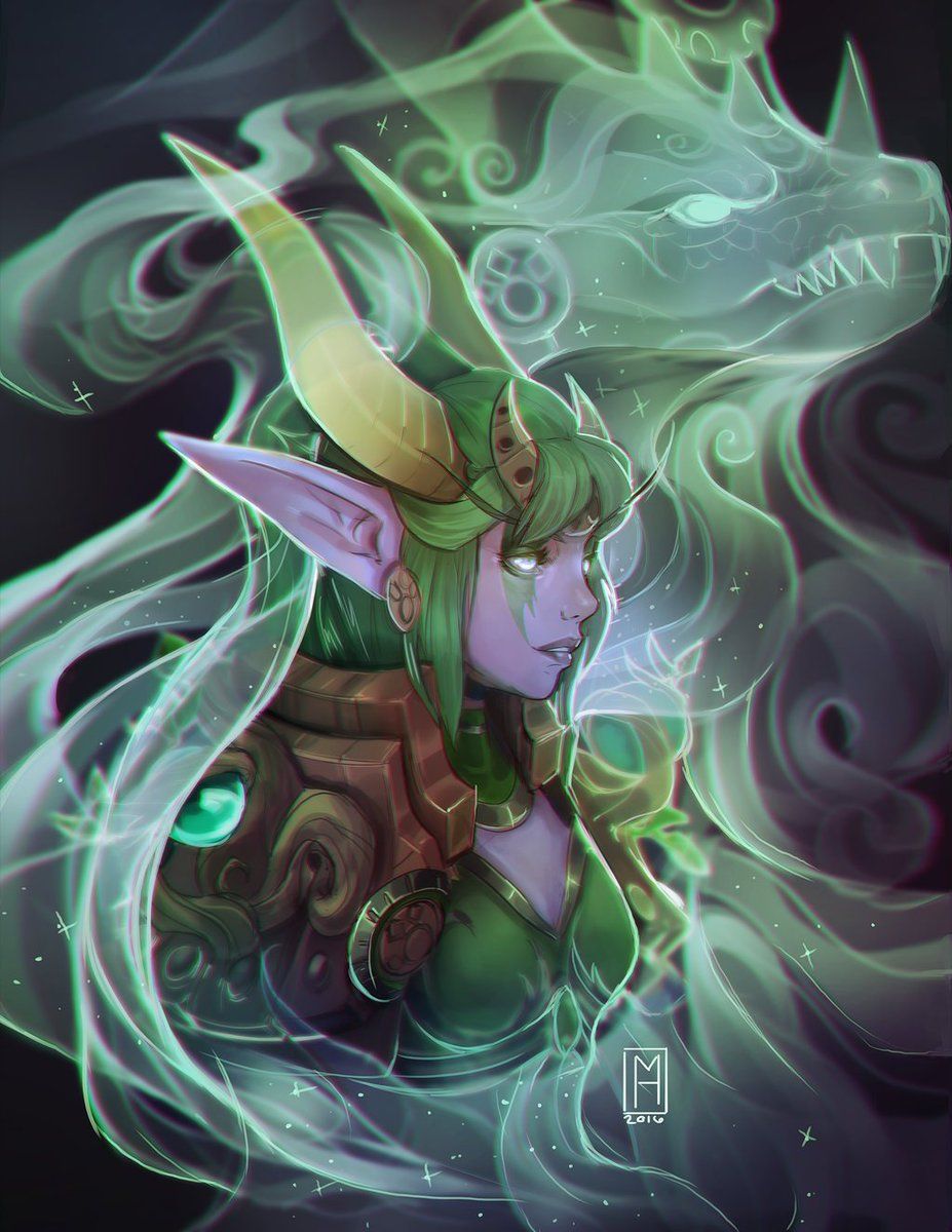 927x1200 World of Warcraft on X: Every dream has its nightmare and every nightmare has an end. Ysera #FanartFriday / X