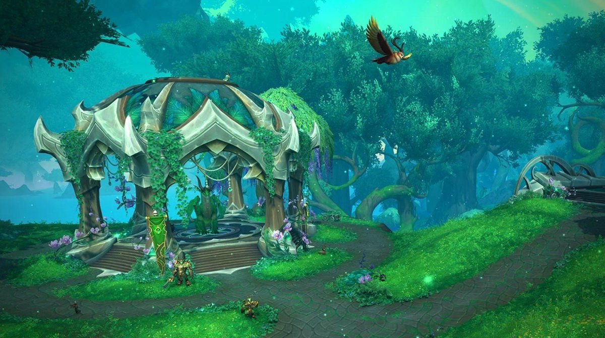 1200x672 Within the Emerald Dream lies the Eye of Ysera, named after Ysera, the Dreamer. It is the seat of power for the green dragonflight, and the strong point from where her brood