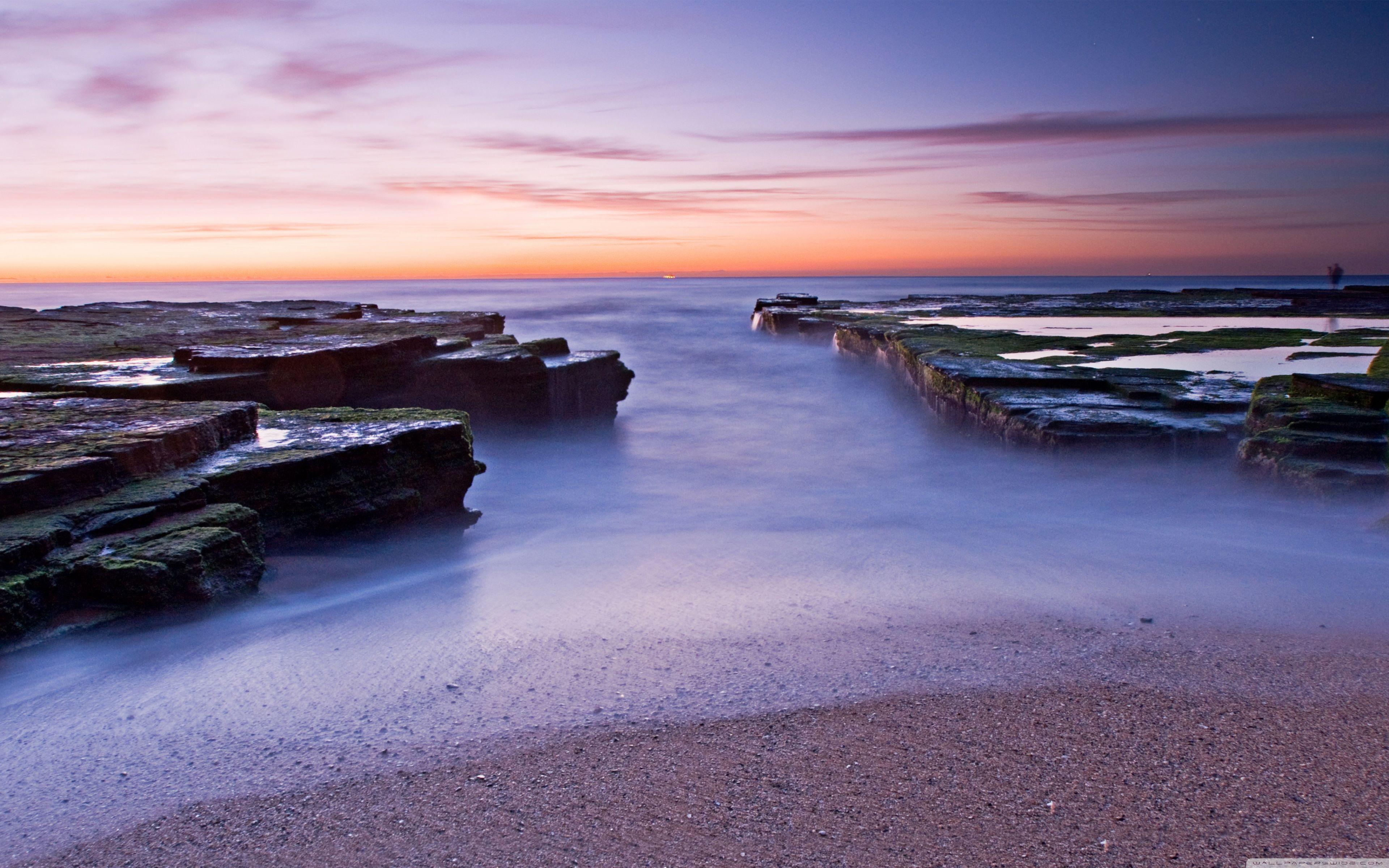 3840x2400 Beautiful Sea Horizon, Sunset Ultra HD Desktop Background Wallpaper for : Multi Display, Dual Monitor : Tablet