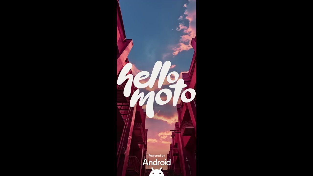 1280x720 Motorola 2024 boot animation