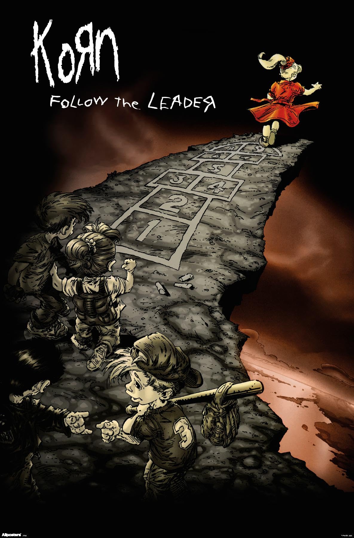 1185x1800 Korn The Leader Wall Poster, 19L x 13W, Premium Unframed Version: Posters & Prints
