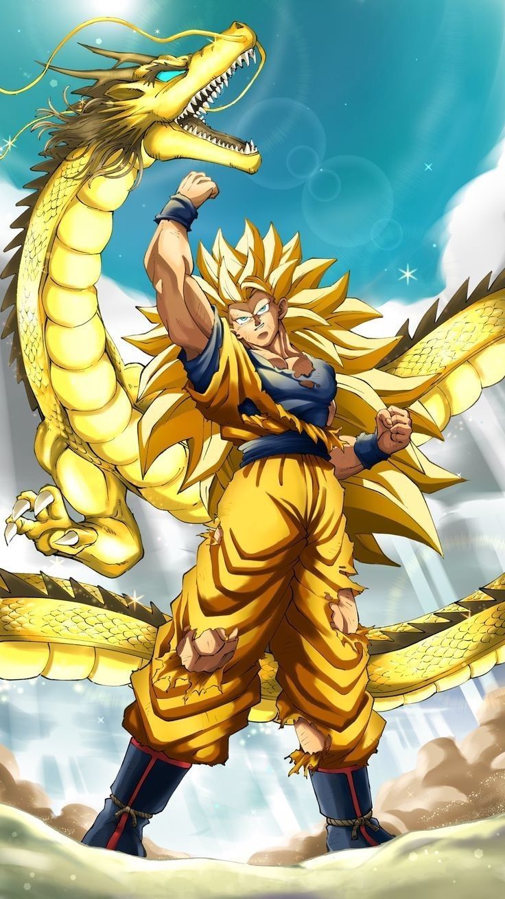 736x1309 Son Goku Saiyan 3