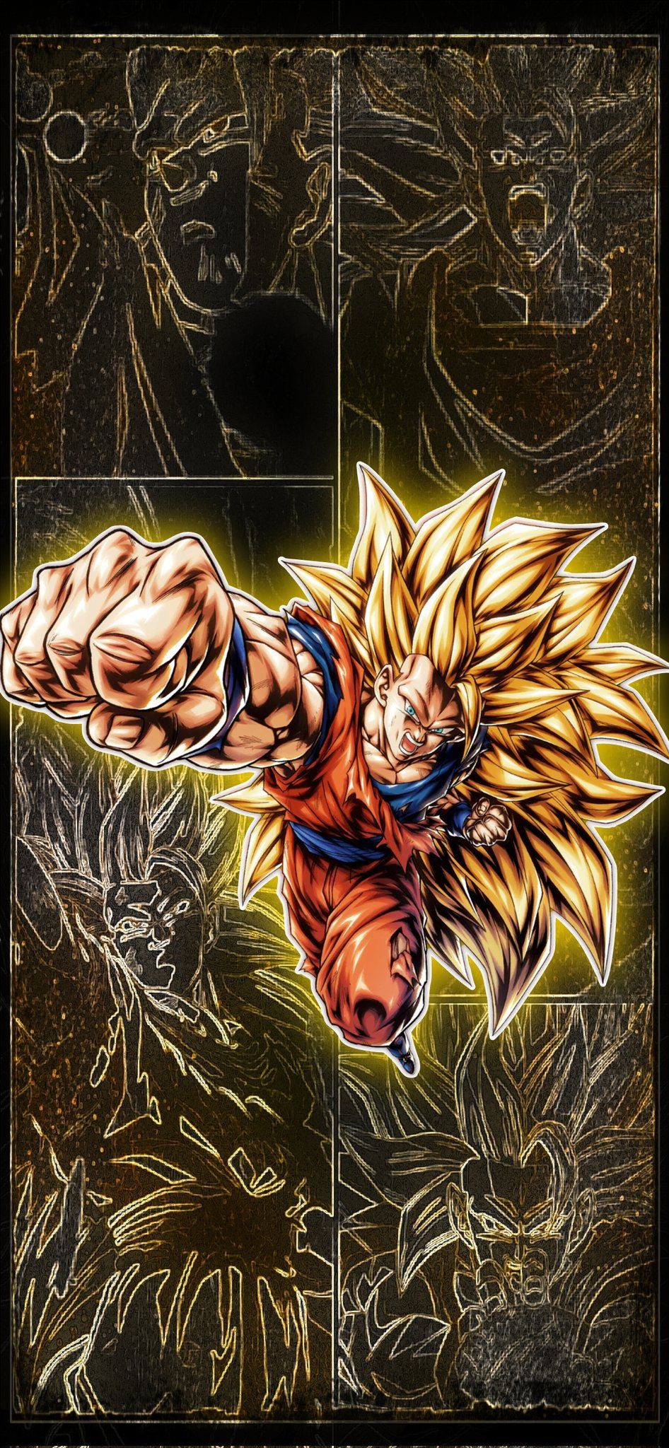 946x2048 Abdul. GFX. on X: SSJ3 Goku (Dragon Fist) Wallpaper Requested ❤ &amp;