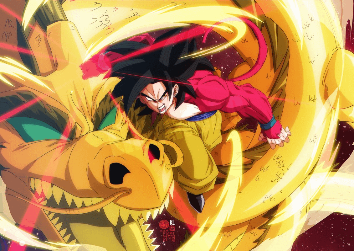 1131x800 SSJ4 Goku Dragon Fist