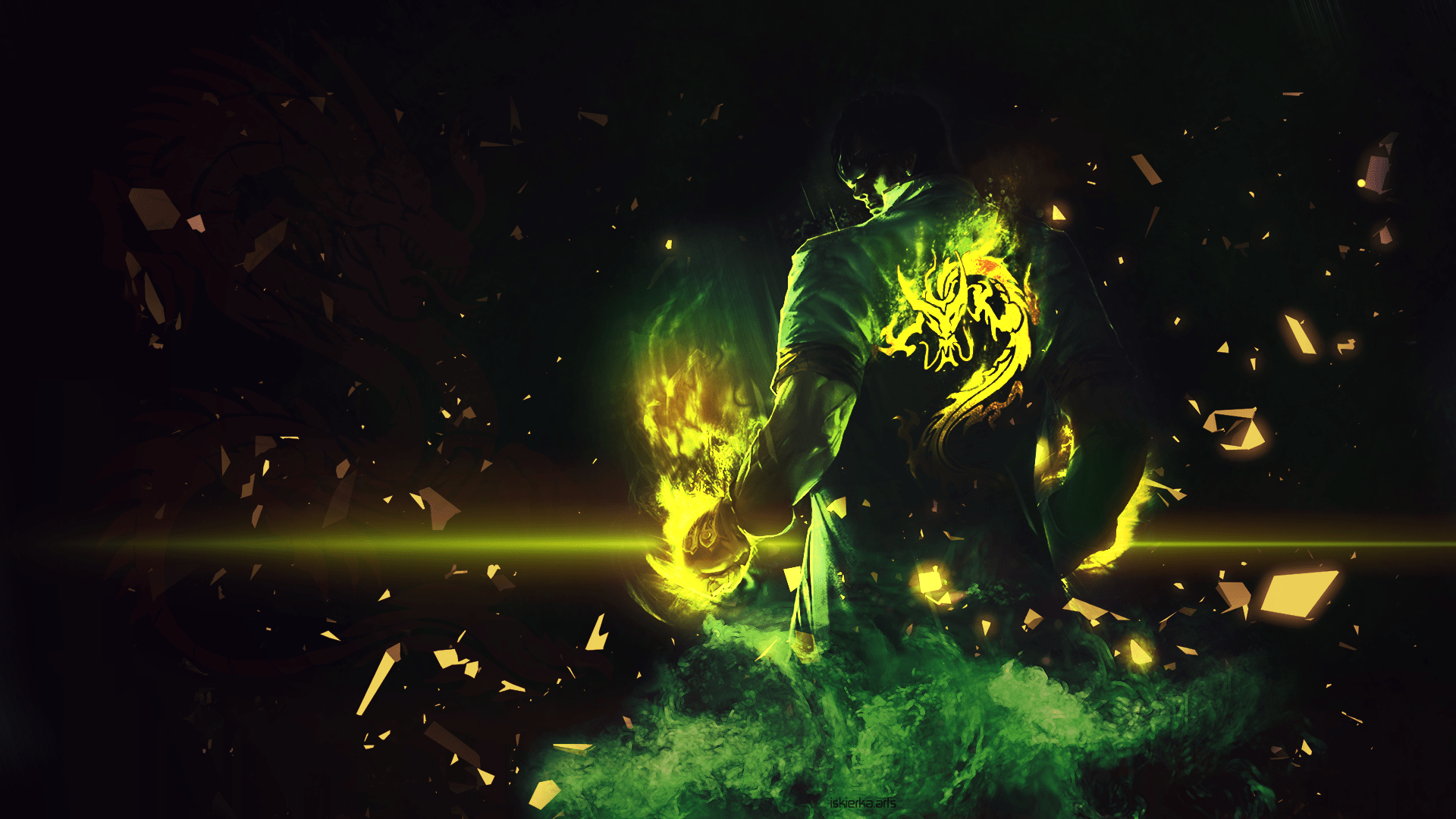 1920x1080 Dragon Fist Wallpaper