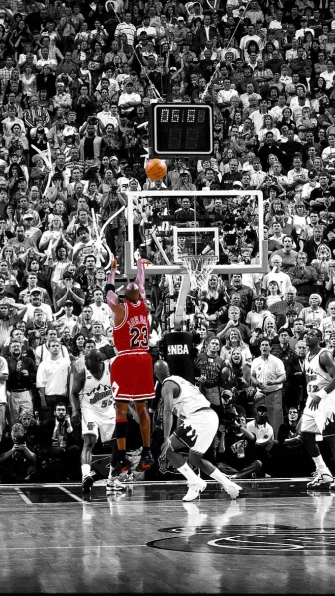 675x1200 Michael jordan last shot against Utah 1998