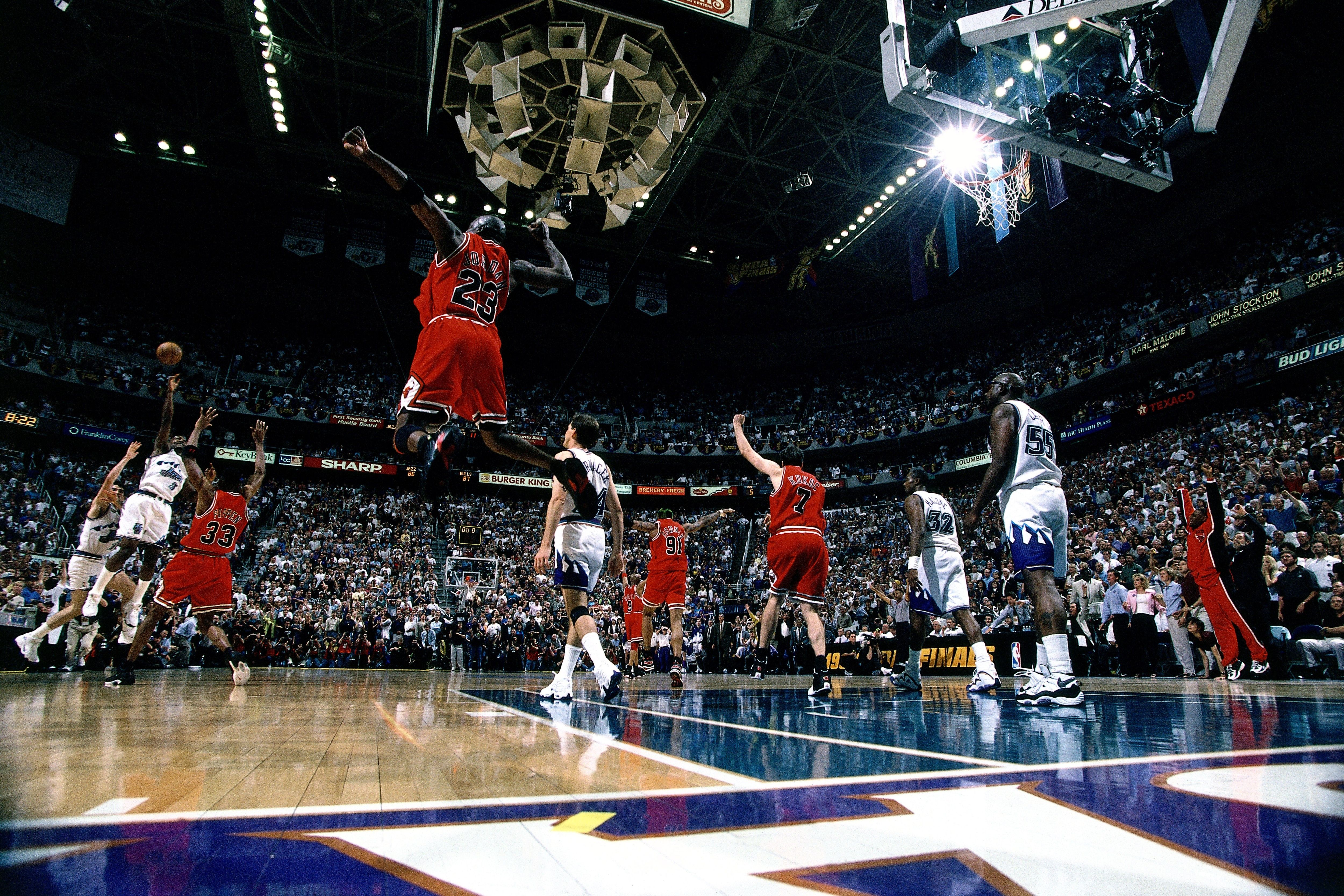 5000x3333 Wallpaper Michael Jordan Shot Michael Jordan Last Shot