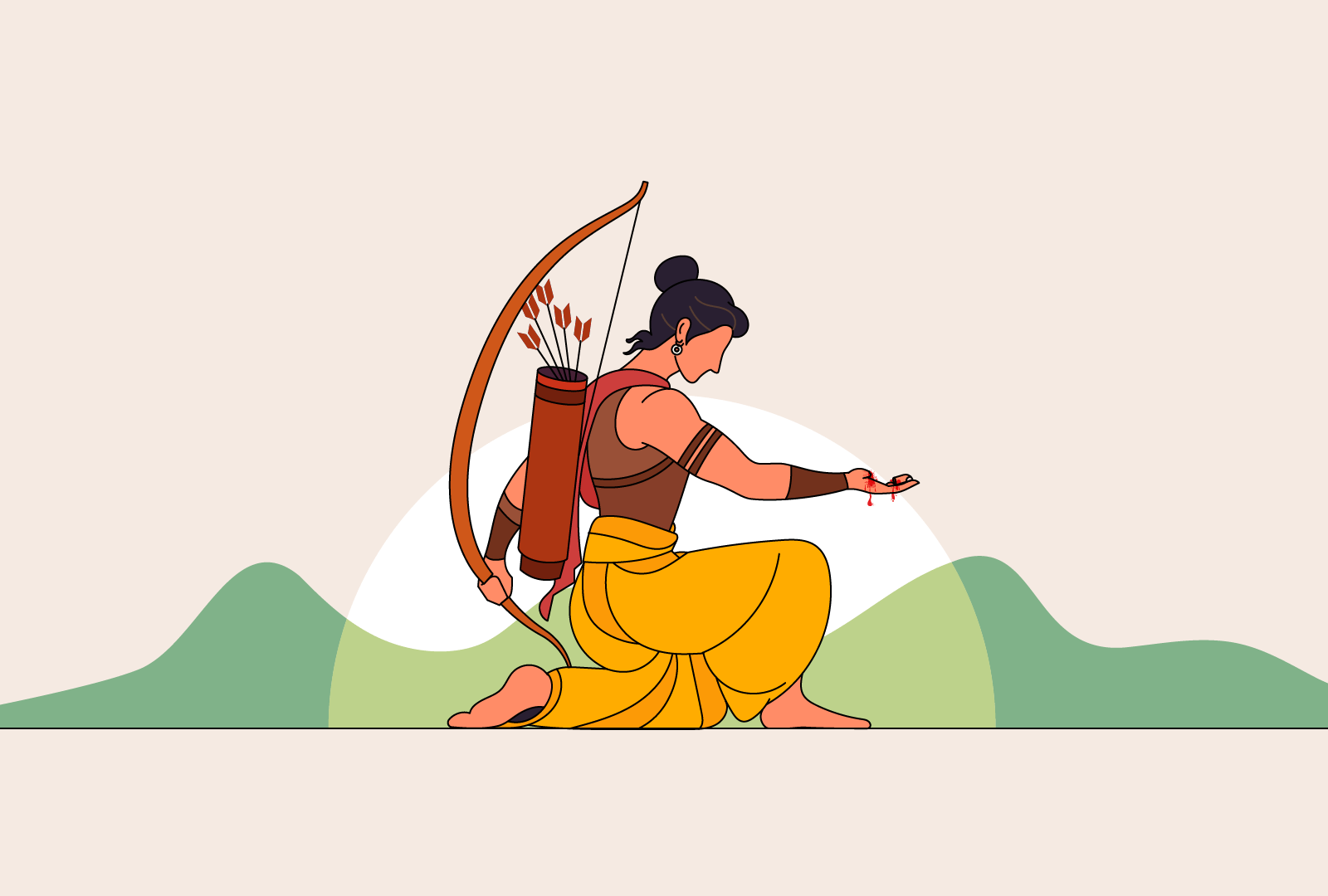 1600x1080 Ekalavya by Mani on Dribbble