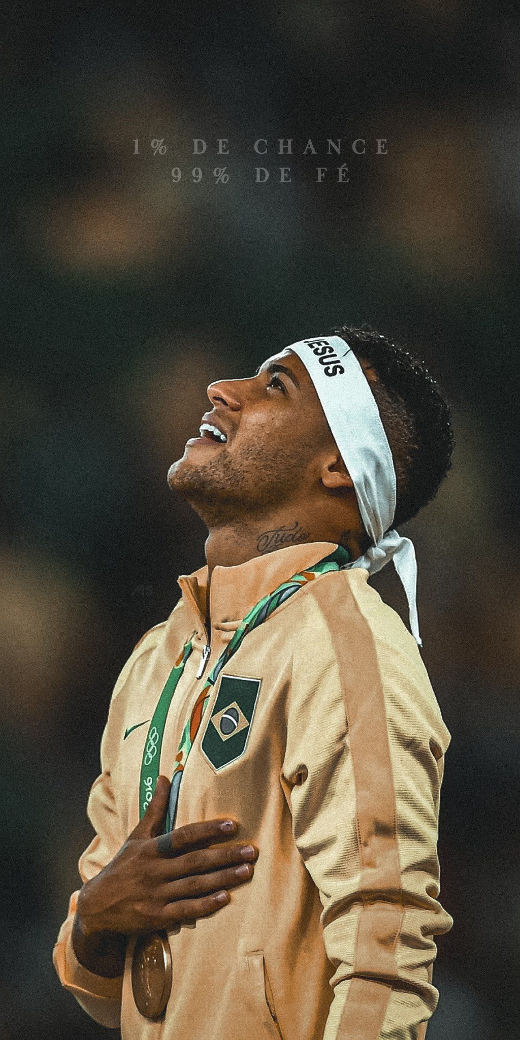 1024x2048 Neymar 100 Jesus Wallpaper