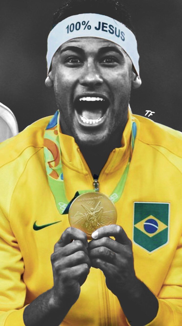 745x1334 Neymar 100 Jesus Wallpaper