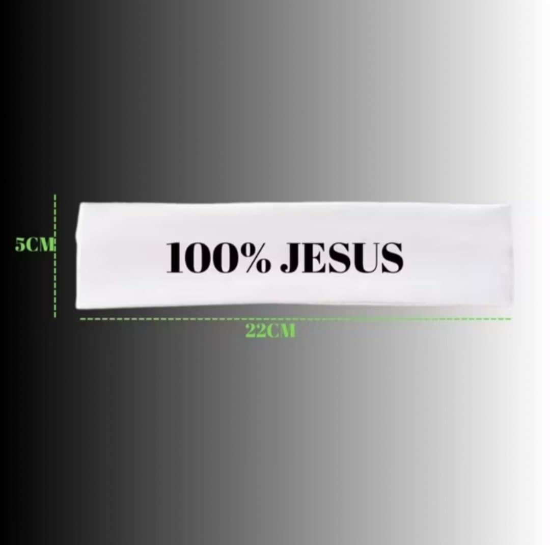 1080x1070 Faixa de cabeça Neymar 100% Jesus : Amazon.com.br: Moda