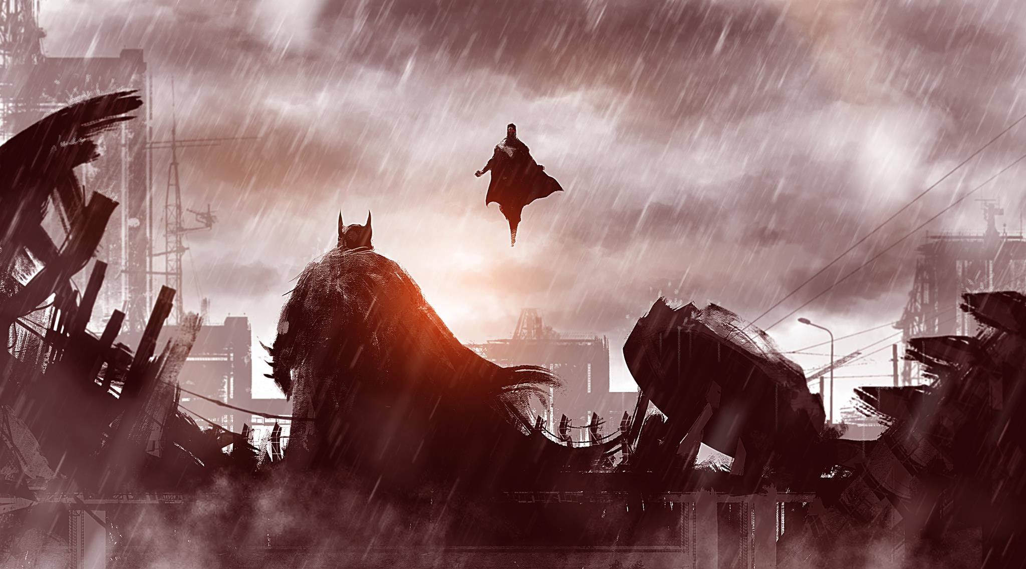 2048x1137 Batman Vs Superman Wallpaper HD / Desktop and Mobile Background
