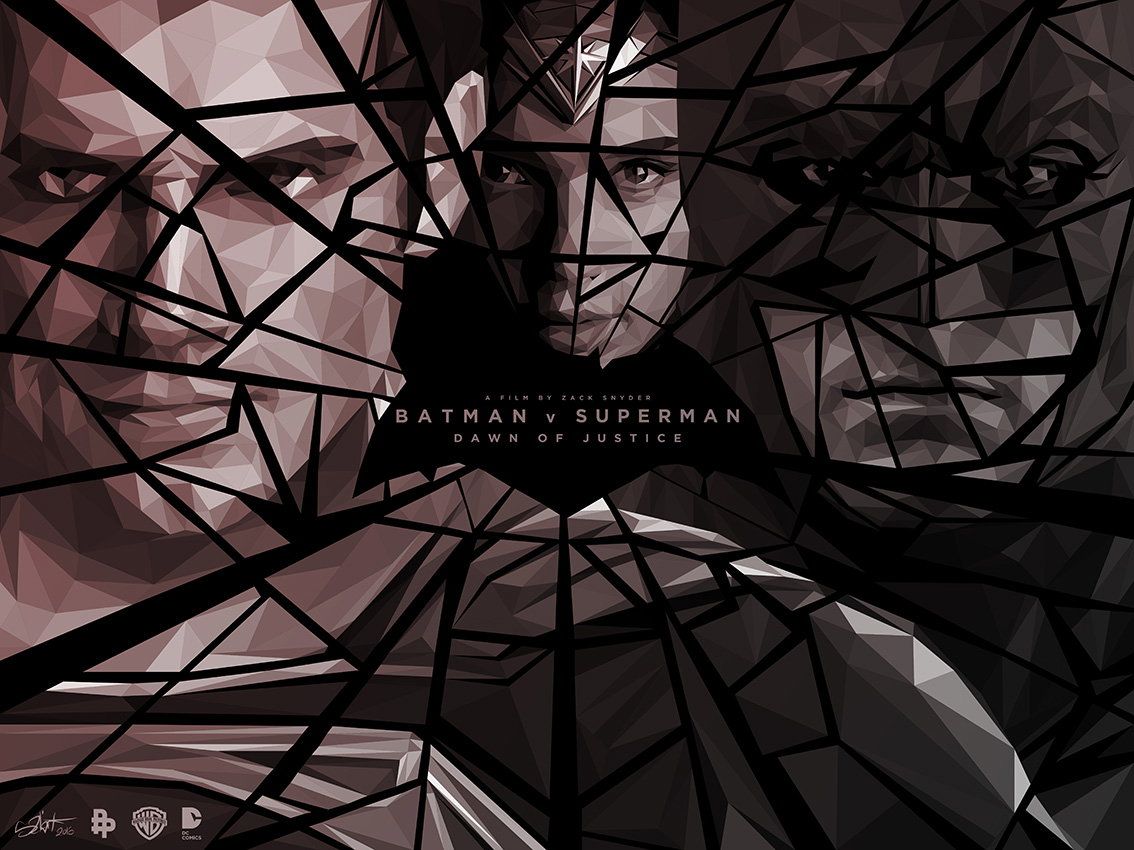 1134x850 The Battle Continues In Phase 2 Of Our Tribute To Zach Snyder's Batman V Superman: Dawn Of Justice x Poster Posse