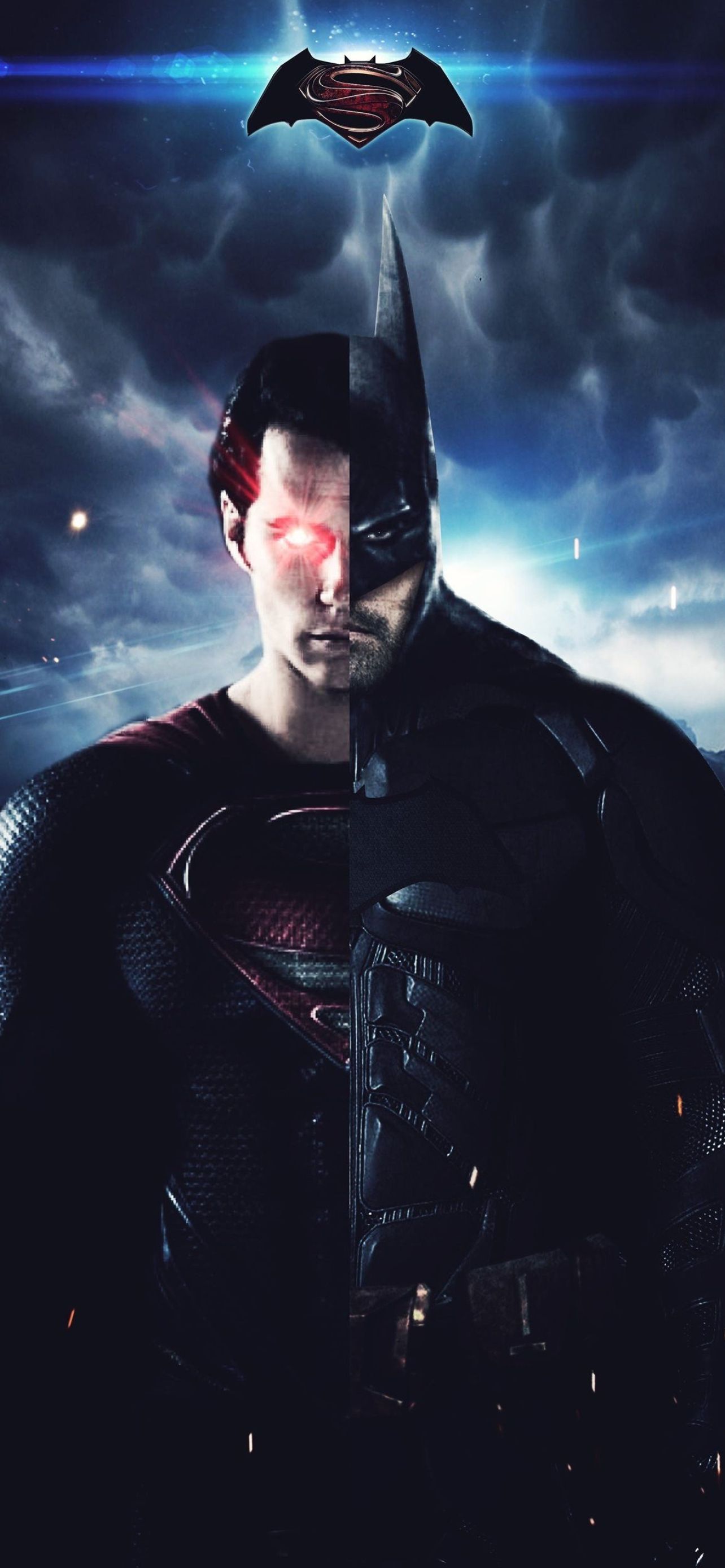 1284x2778 Batman v Superman Wallpaper