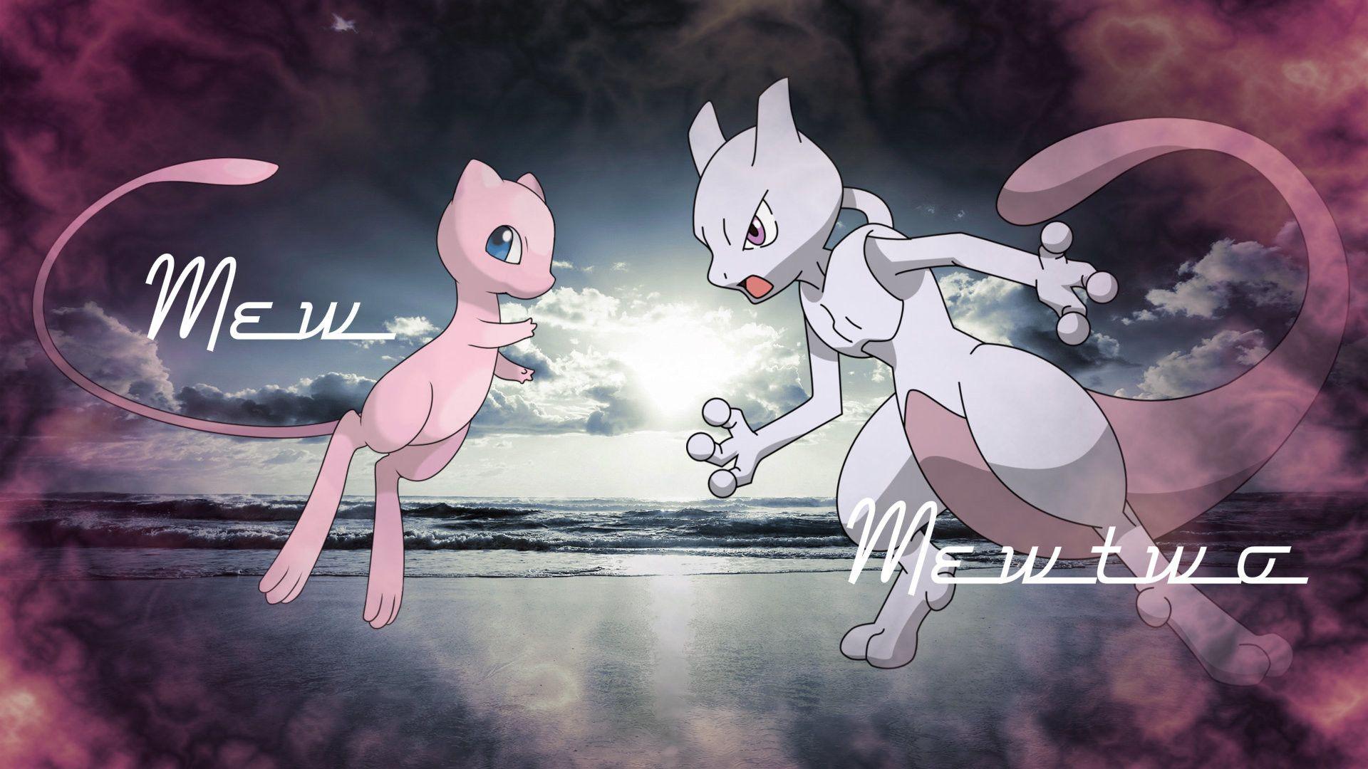 1920x1080 Mewtwo And Mew HD HD Wallpaper