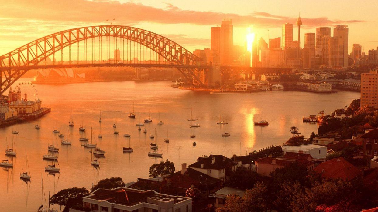 1244x700 Sun Sydney Australia Sydney Harbour Bridge wallpaperx1080