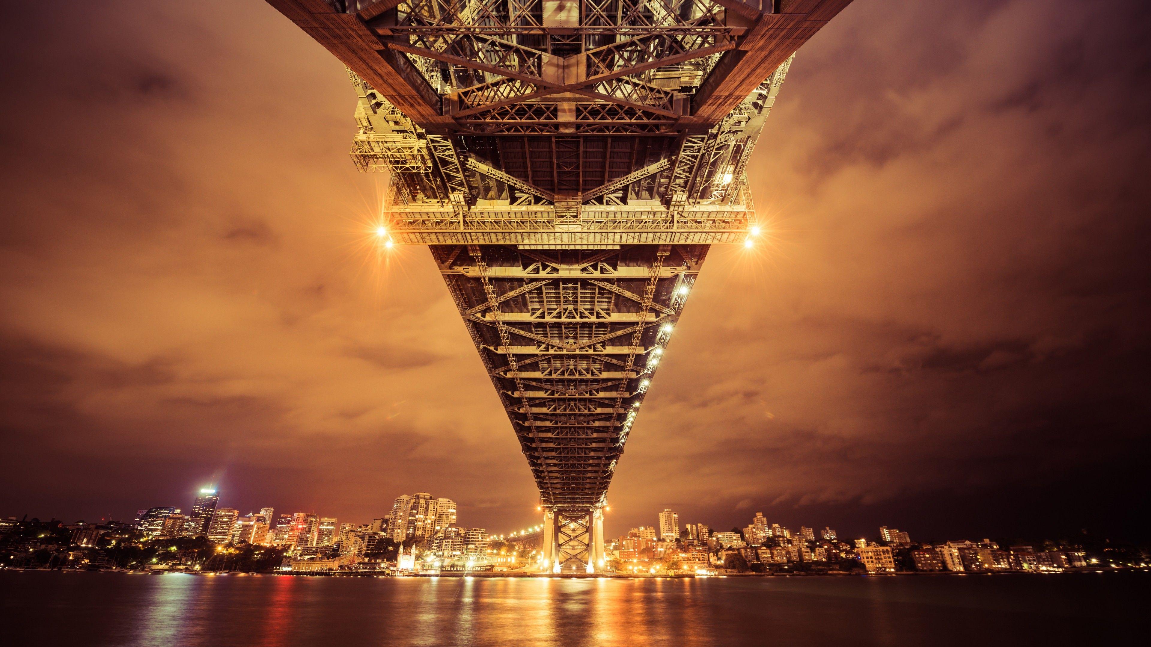 3840x2160 Wallpaper Sydney Harbour Bridge, Sydney, Australia, Bridge, 4K, 8K, World,. Wallpaper for iPhone, Android, Mobile and Desktop