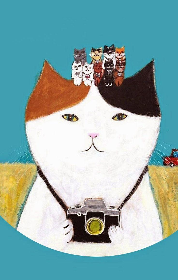 736x1161 Cute Cat iPhone Wallpaper