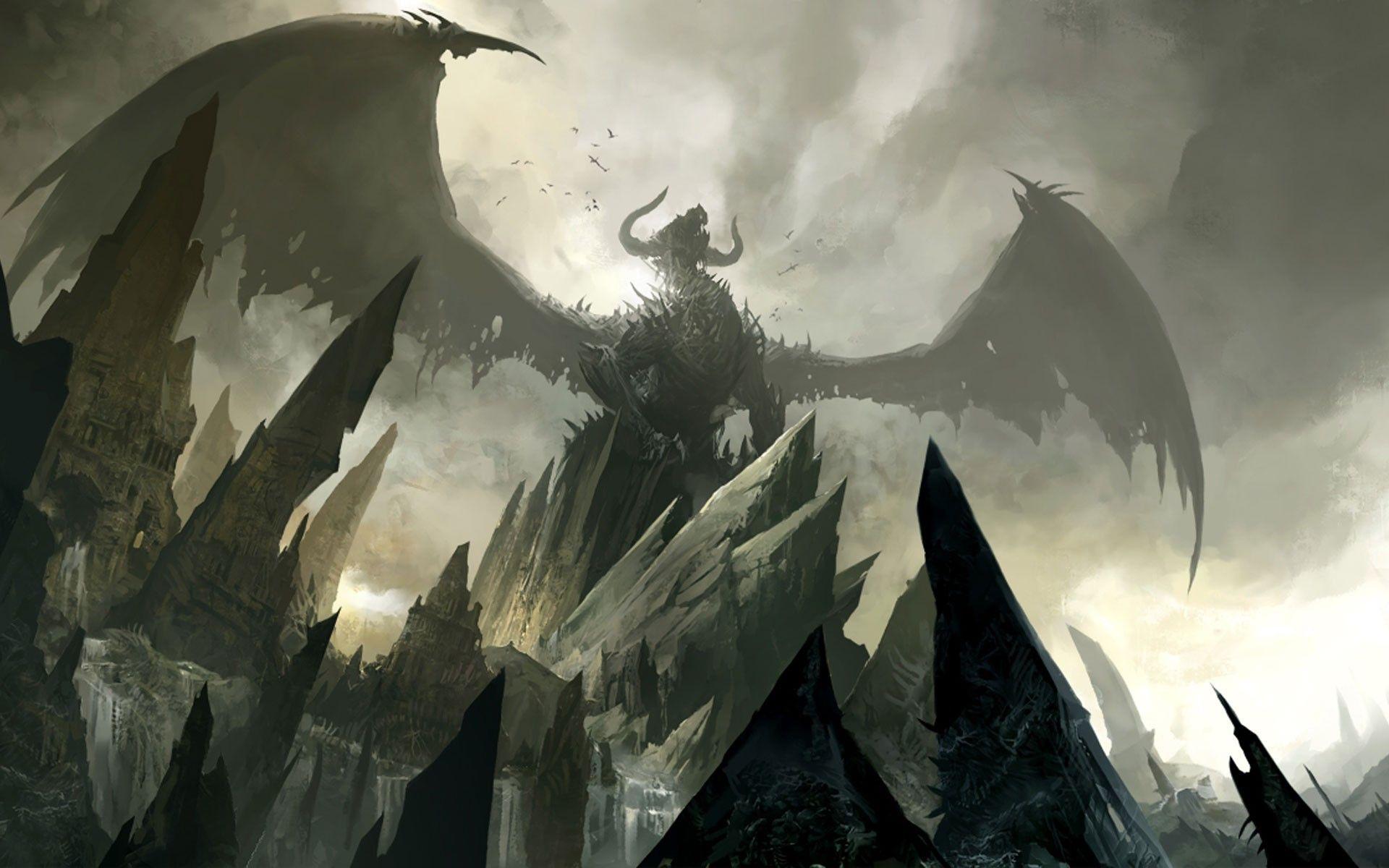 1920x1200 fantasy Art, Concept Art, Guild Wars, Guild Wars Video Games, Dragon Wallpaper HD / Desktop and Mobile Background