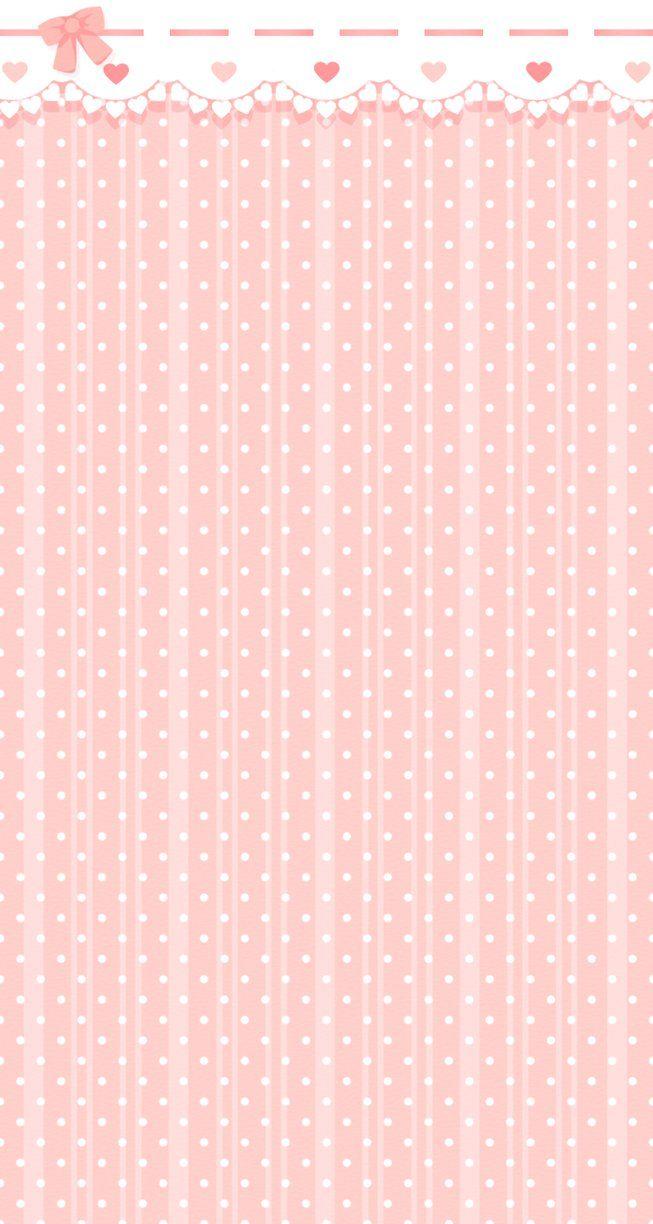 653x1224 FREE Custom Box Background Pink Polka Dots