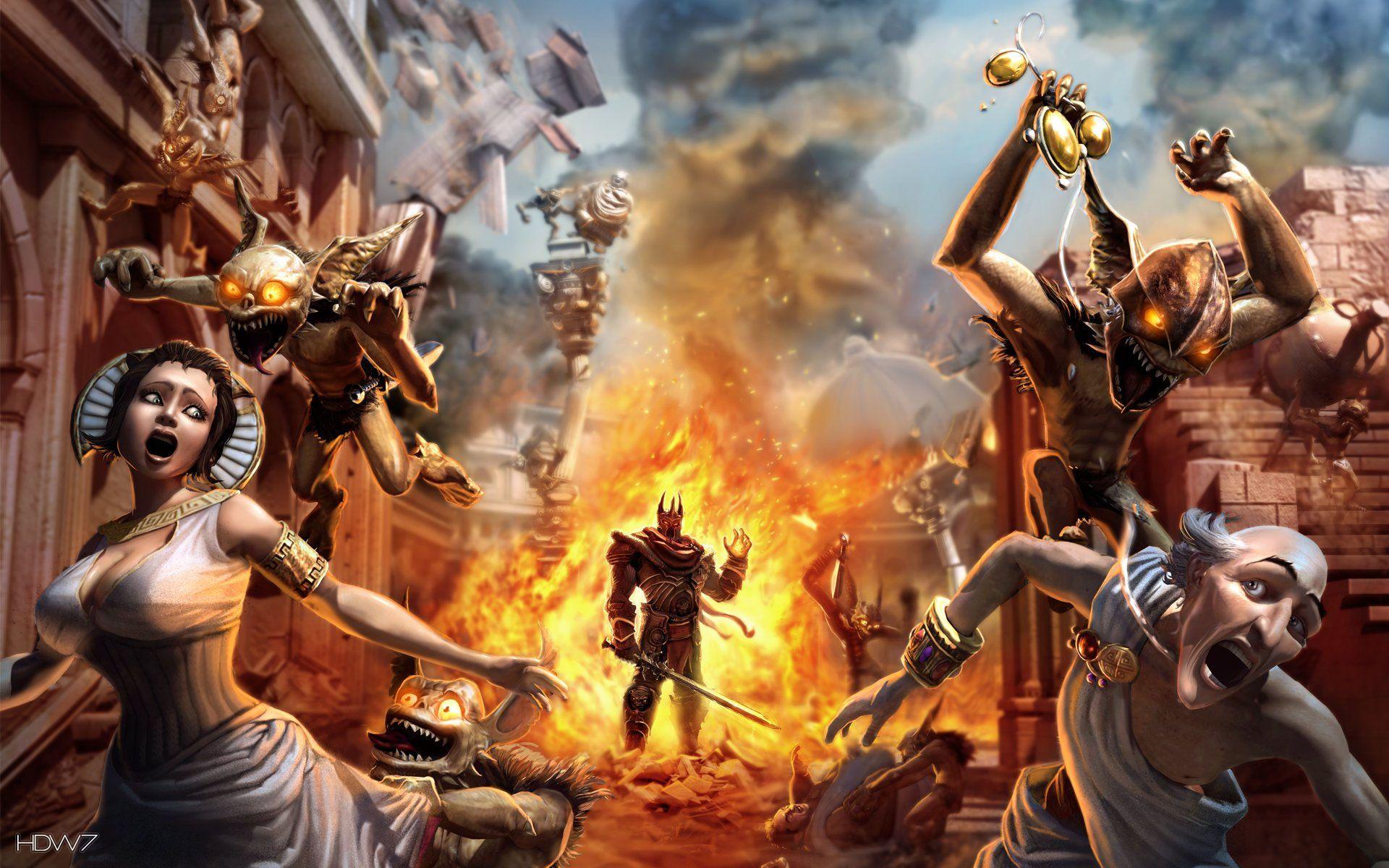 1920x1200 overlord 2 environmental disaster widescreen wallpaper. HD wallpaper gallery