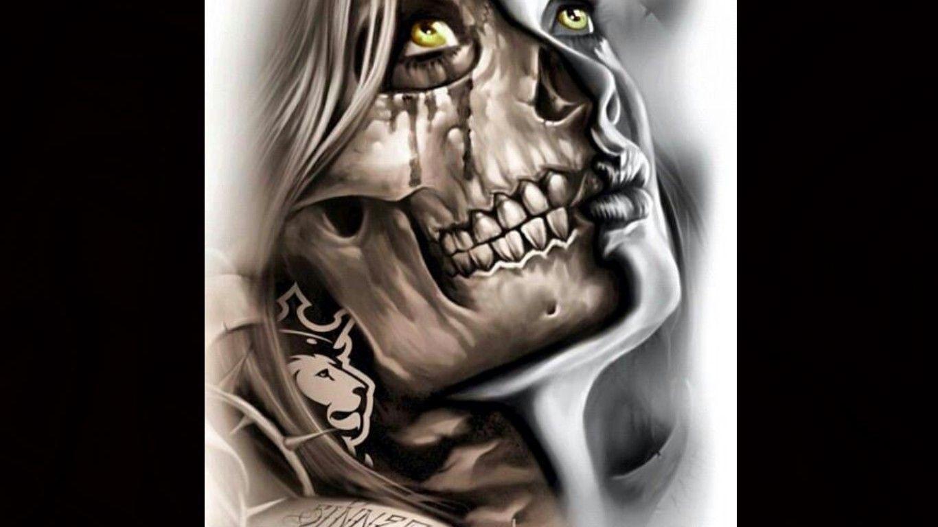 1366x768 Tattoo Art Wallpaper