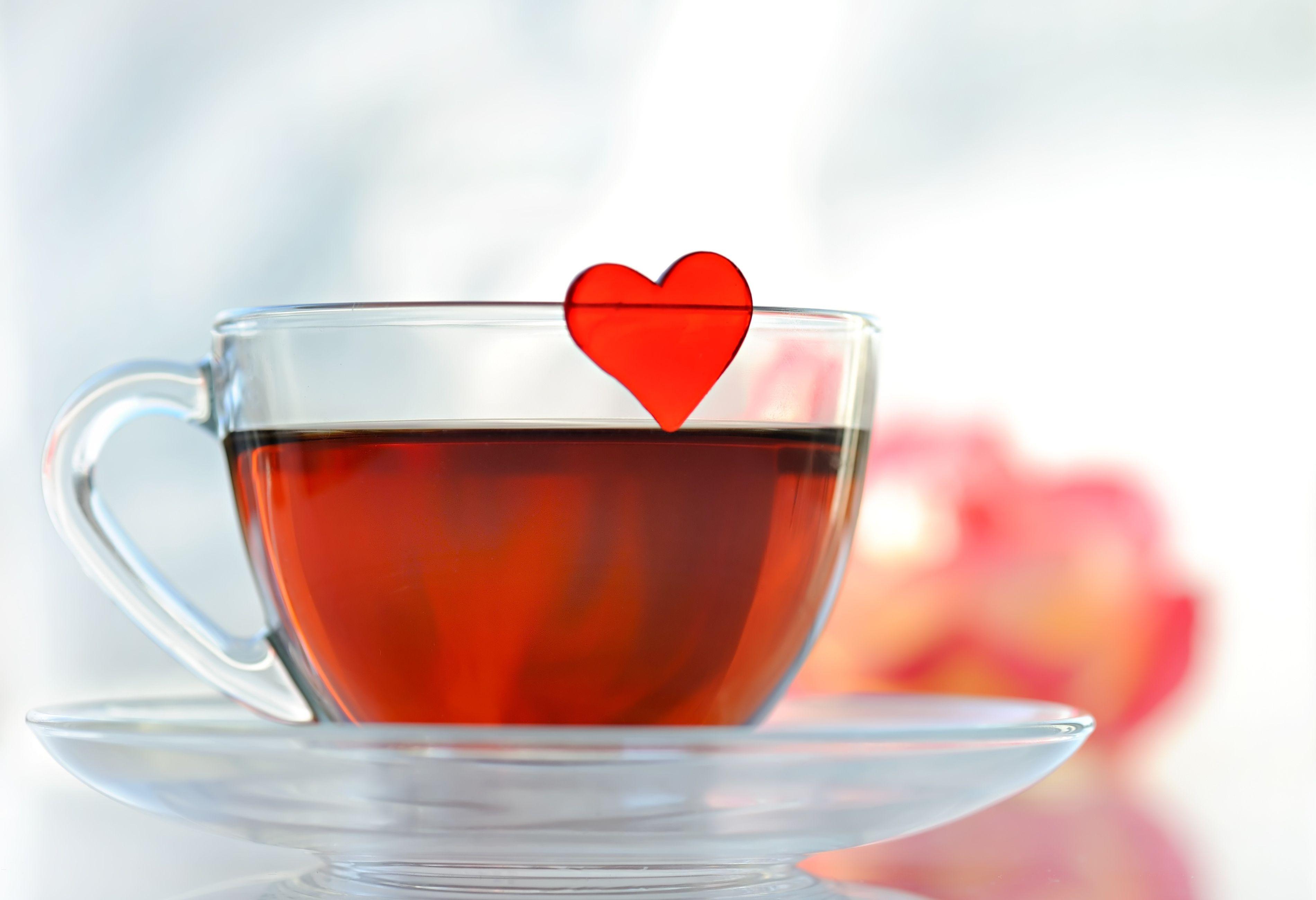 3800x2600 Wallpaper Love heart, Tea Cup, Saucer, 4K, Love,. Wallpaper for iPhone, Android, Mobile and Desktop