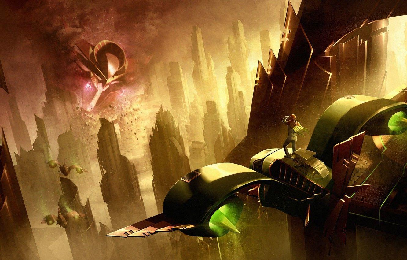 1332x850 Wallpaper Flash Gordon, Reimagined, Ming and Hawkmen image for desktop, section фантастика