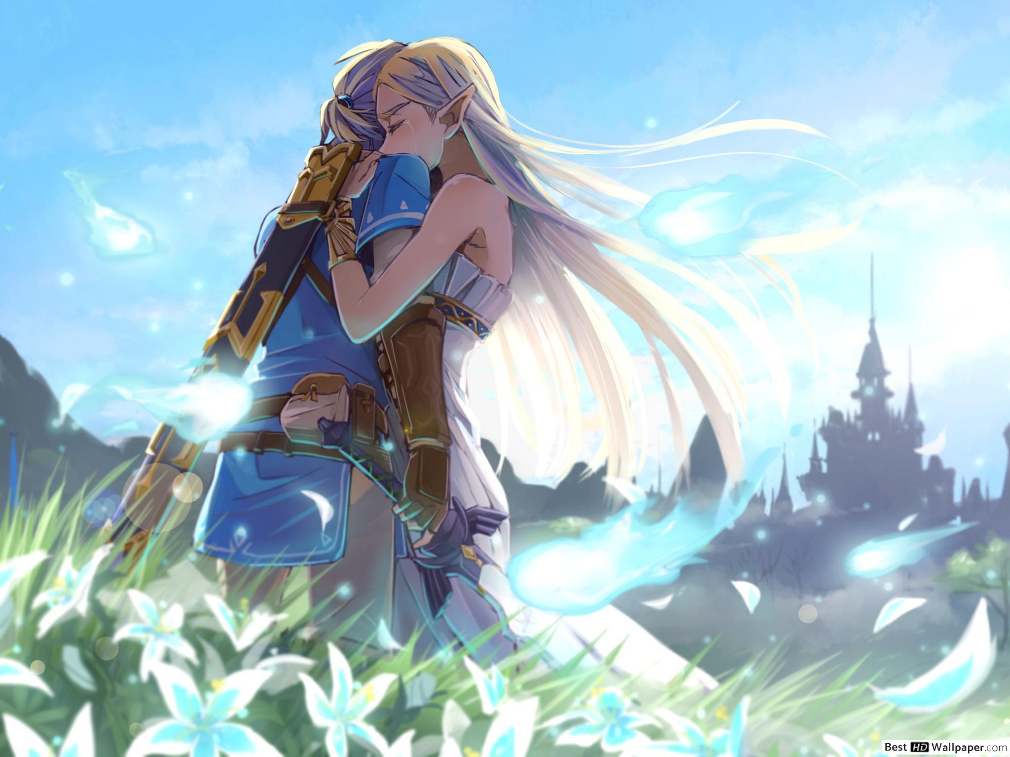 2048x1536 The Legend of Zelda: Breath of the Wild Love 2K wallpaper download