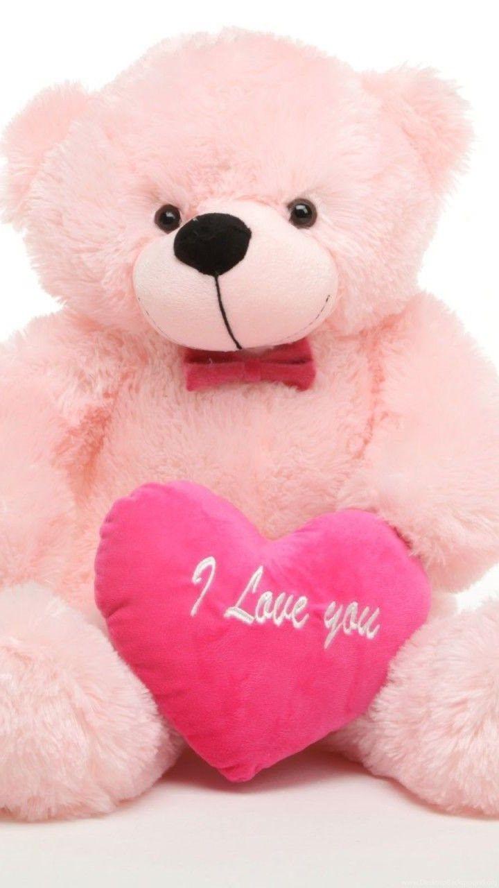 720x1280 I Love You Teddy Bear Wallpaper HD Image New Desktop Background