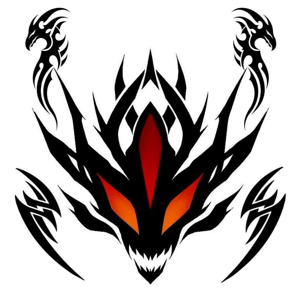 981x981 Vinyl design. Tribal drawings, Lion art tattoo, Dark fantasy art