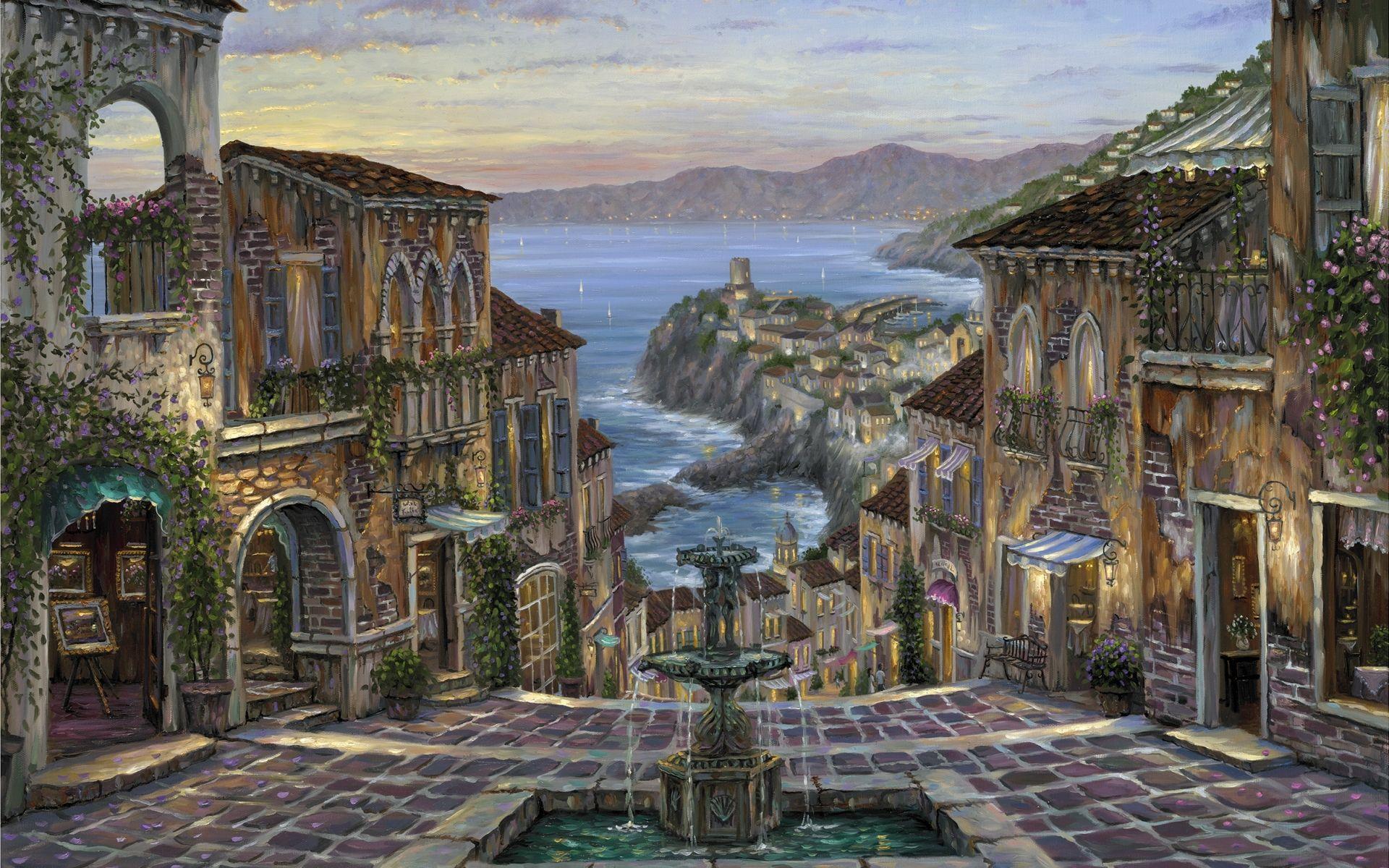 1920x1200 Summer In Vernazza wallpaper. Summer In Vernazza