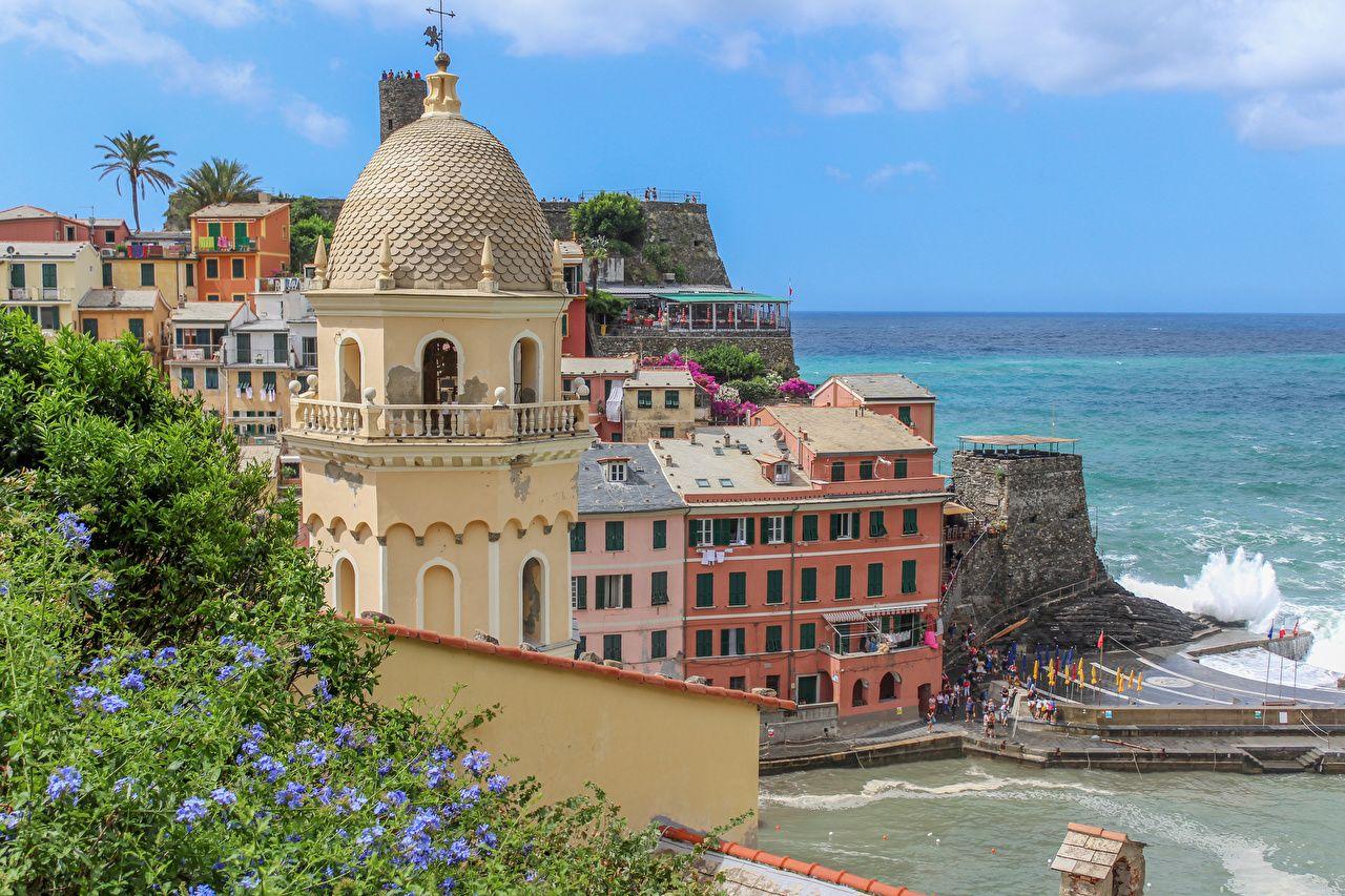 1280x853 Desktop Wallpaper Vernazza Cinque Terre park Italy Cities Building
